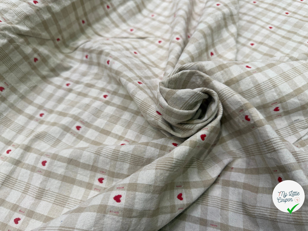TISSÉ TEINT OLLON FICELLE ROUGE 150 CM - My Little Coupon