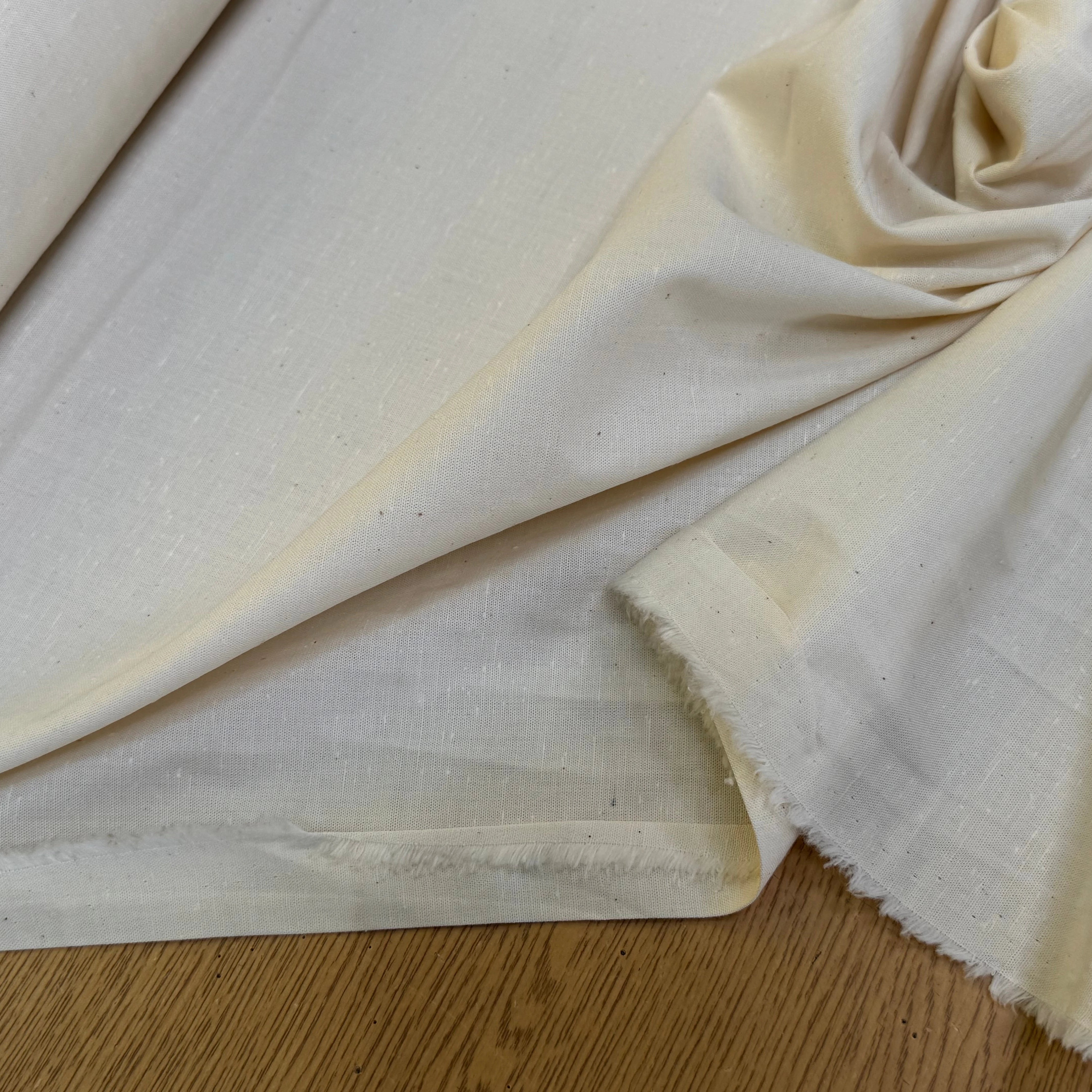 TISSU 100% COTON ORGANIC ÉCRU - My Little Coupon