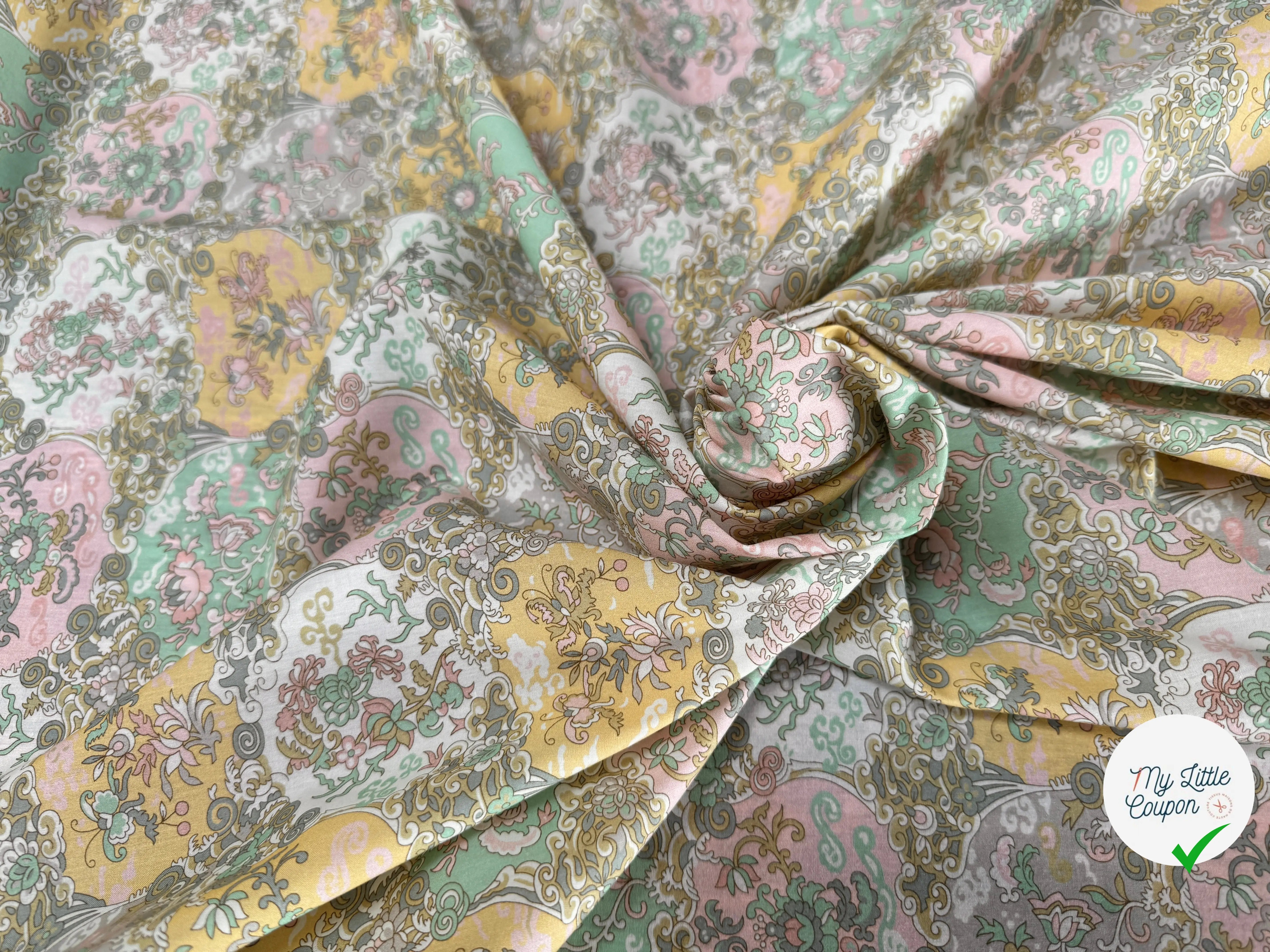 TISSU BATISTE DE COTON PRESTIGIEUSE LONDON - My Little Coupon