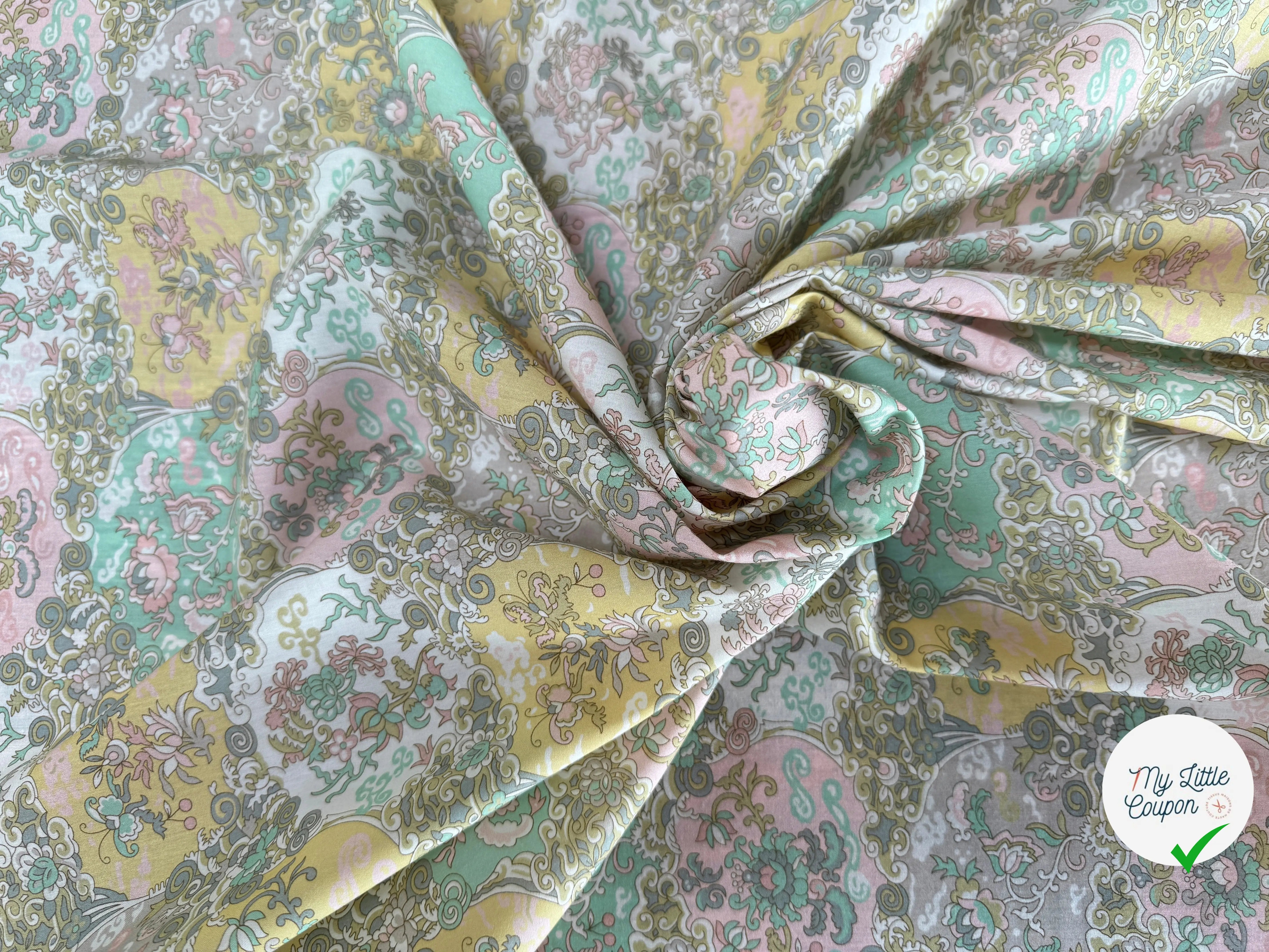 TISSU BATISTE DE COTON PRESTIGIEUSE LONDON - My Little Coupon