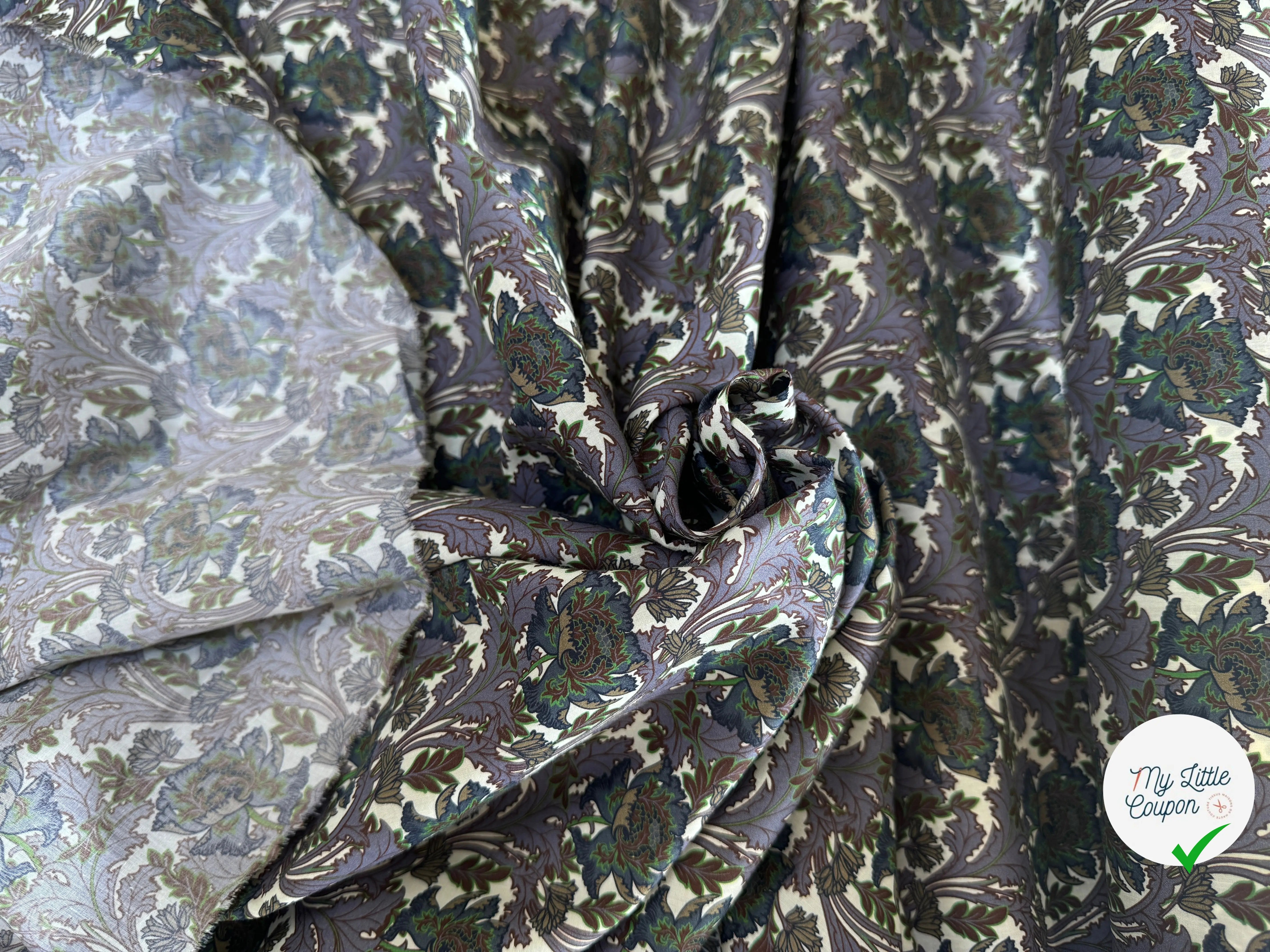 TISSU BATISTE DE COTON PRESTIGIEUSE LONDON - My Little Coupon
