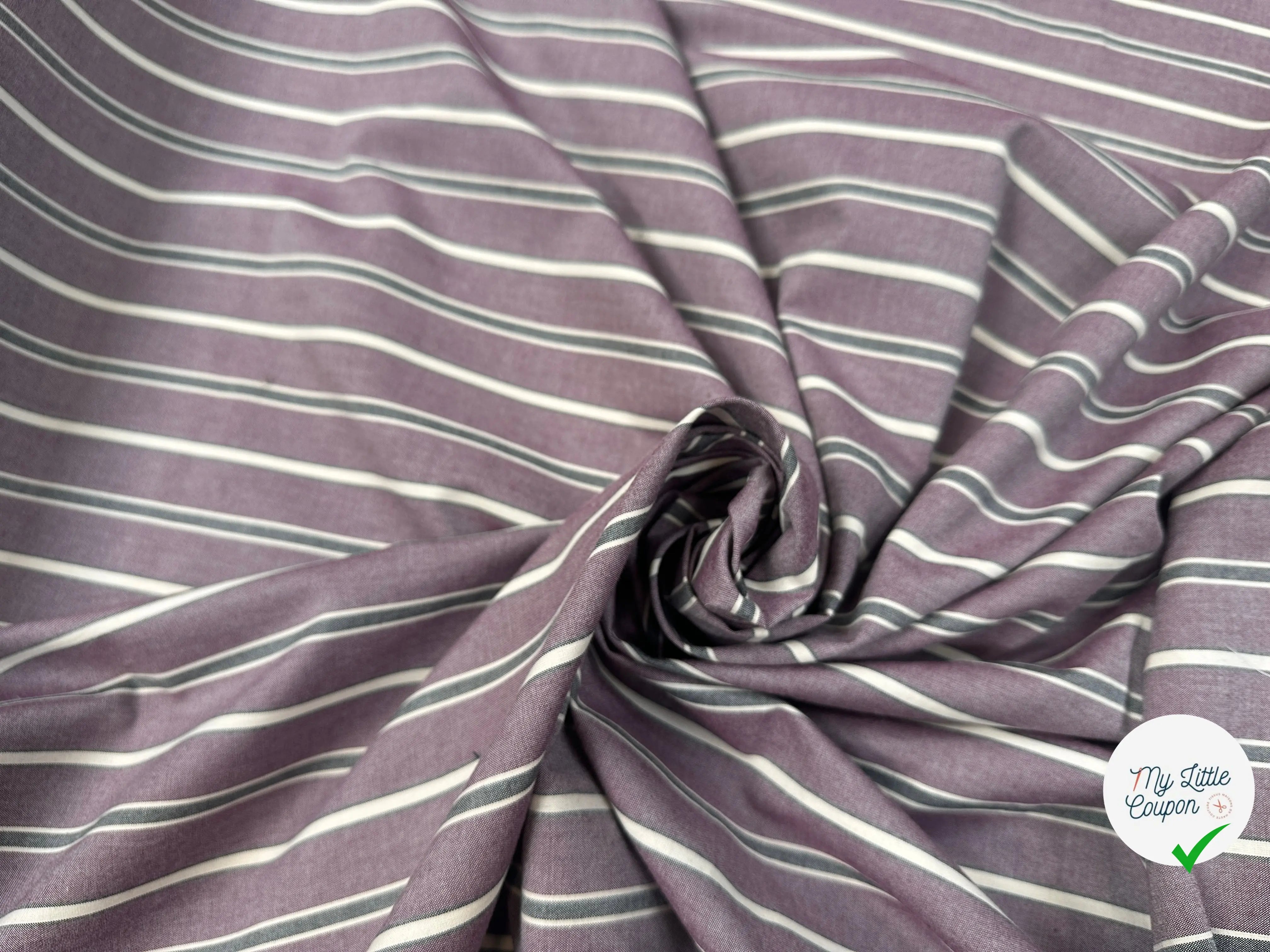 TISSU CHEMISE RAYURES SERTIES MSO