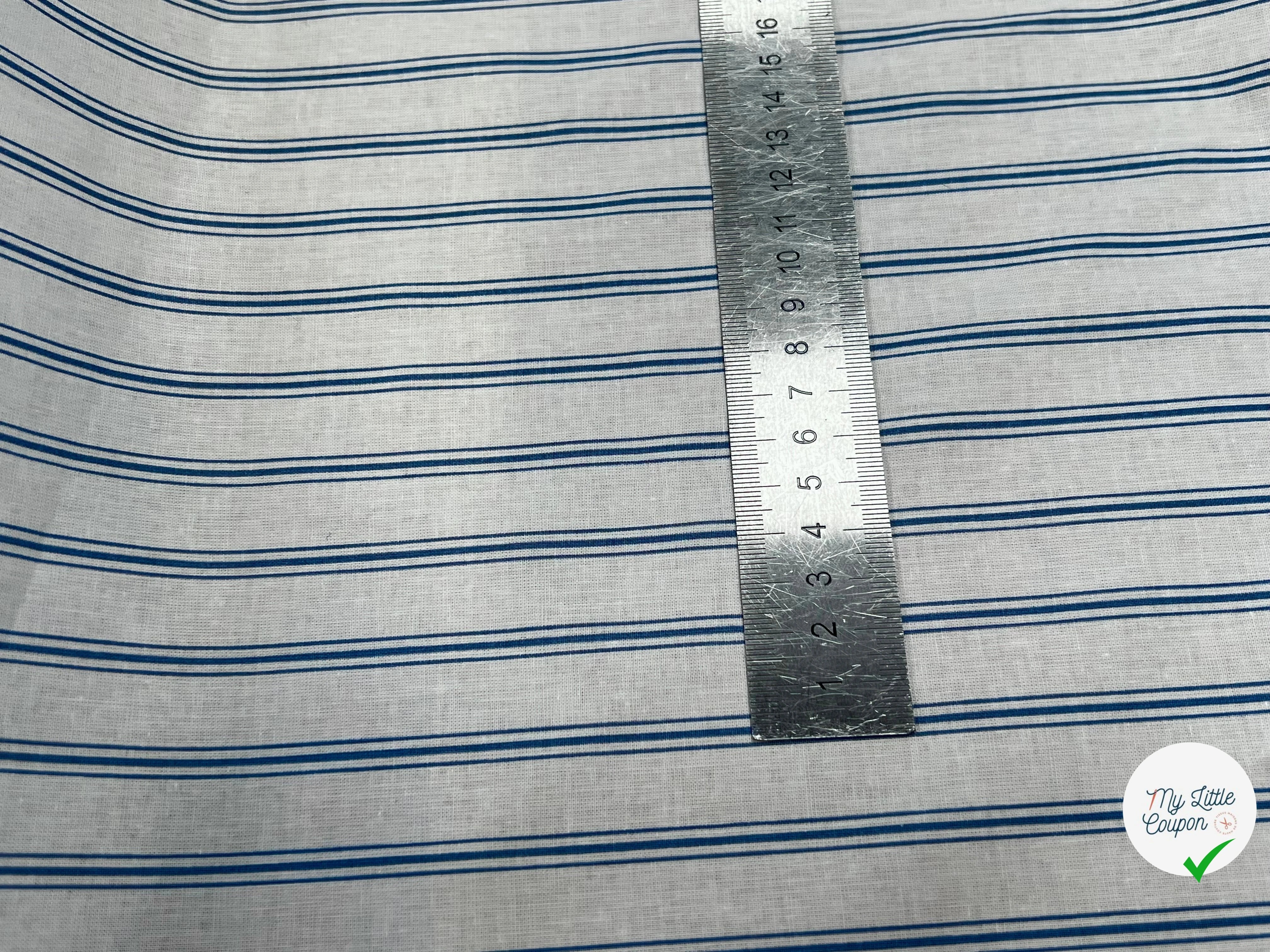 TISSU COTON REGENCE BLEU 150 - My Little Coupon