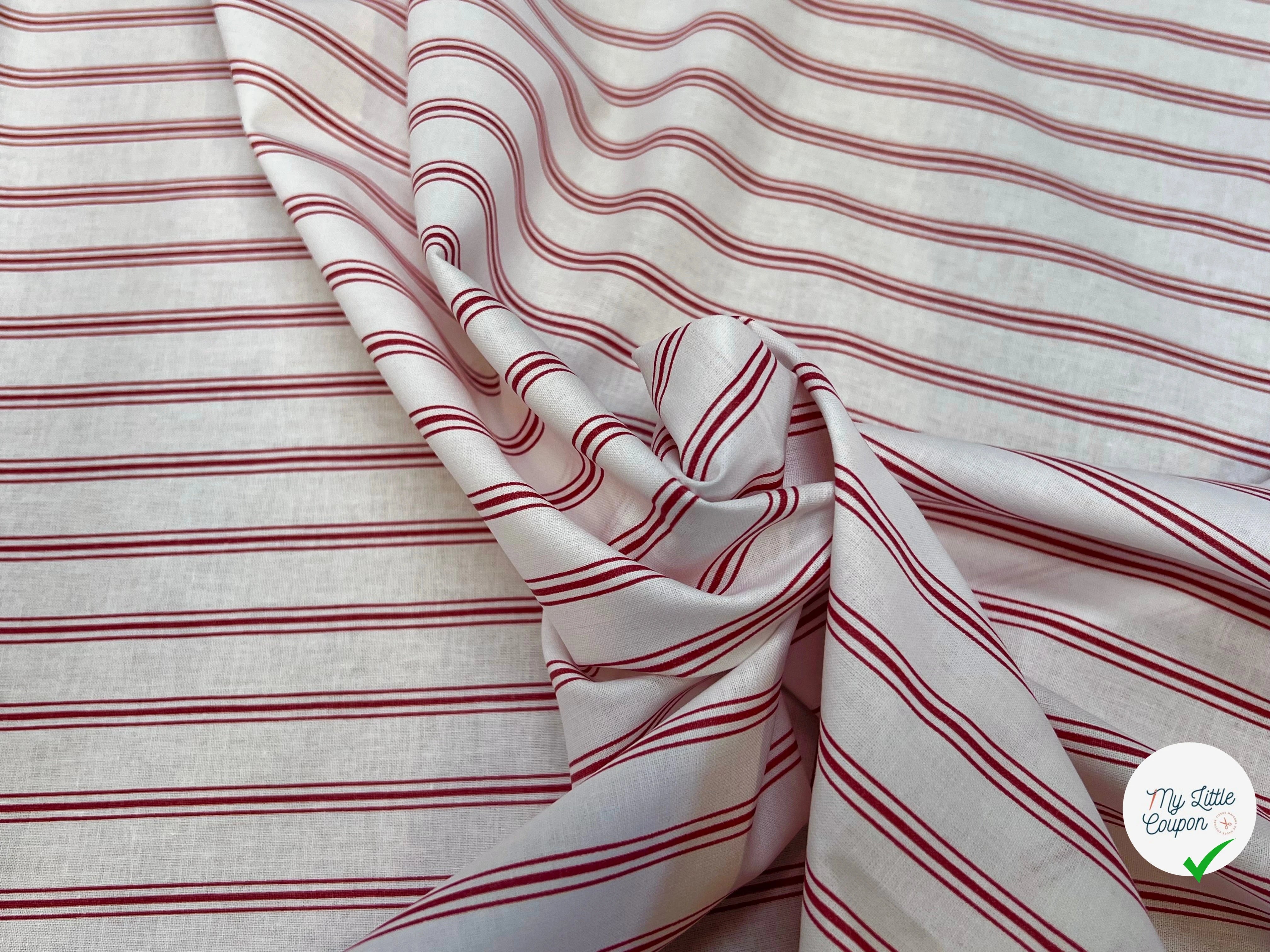 TISSU COTON REGENCE ROUGE 150 - My Little Coupon