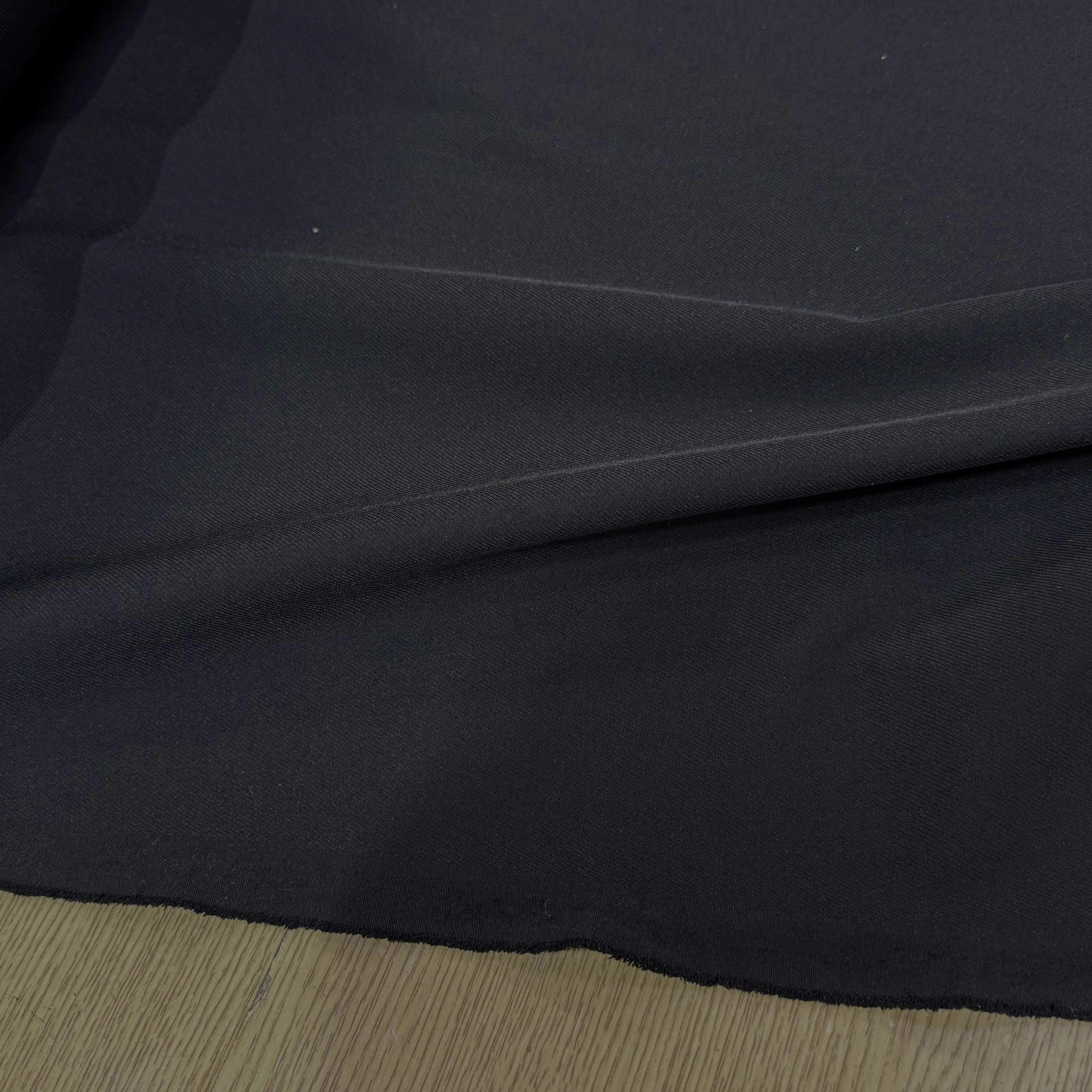 TISSU FINEMENT SERGÉ NYLON-POLYAMIDE ULTRA STRETCH NOIR - My Little Coupon