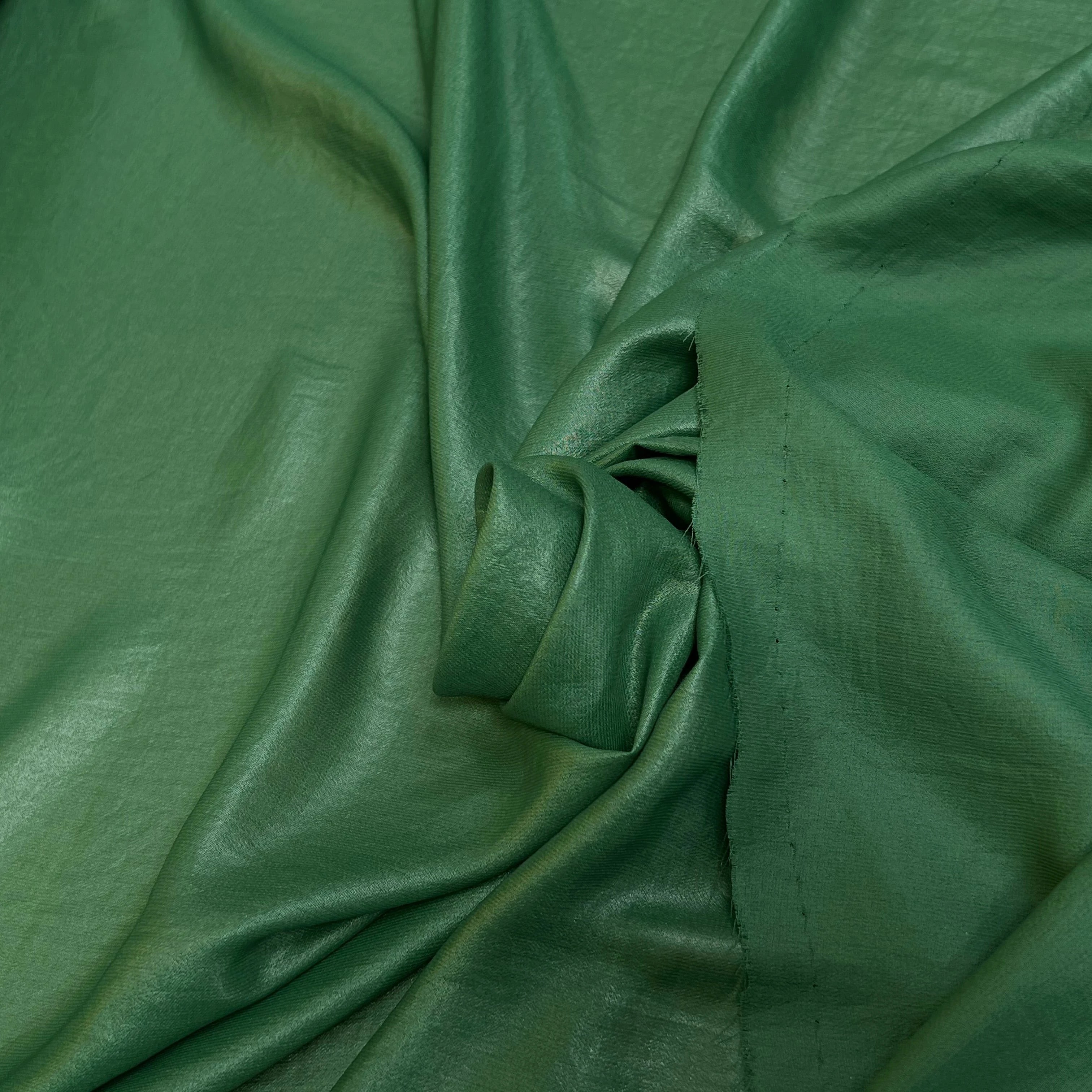 TISSU FLUIDE SCINTILLANT ÉFFET HUILÉ VERT - My Little Coupon