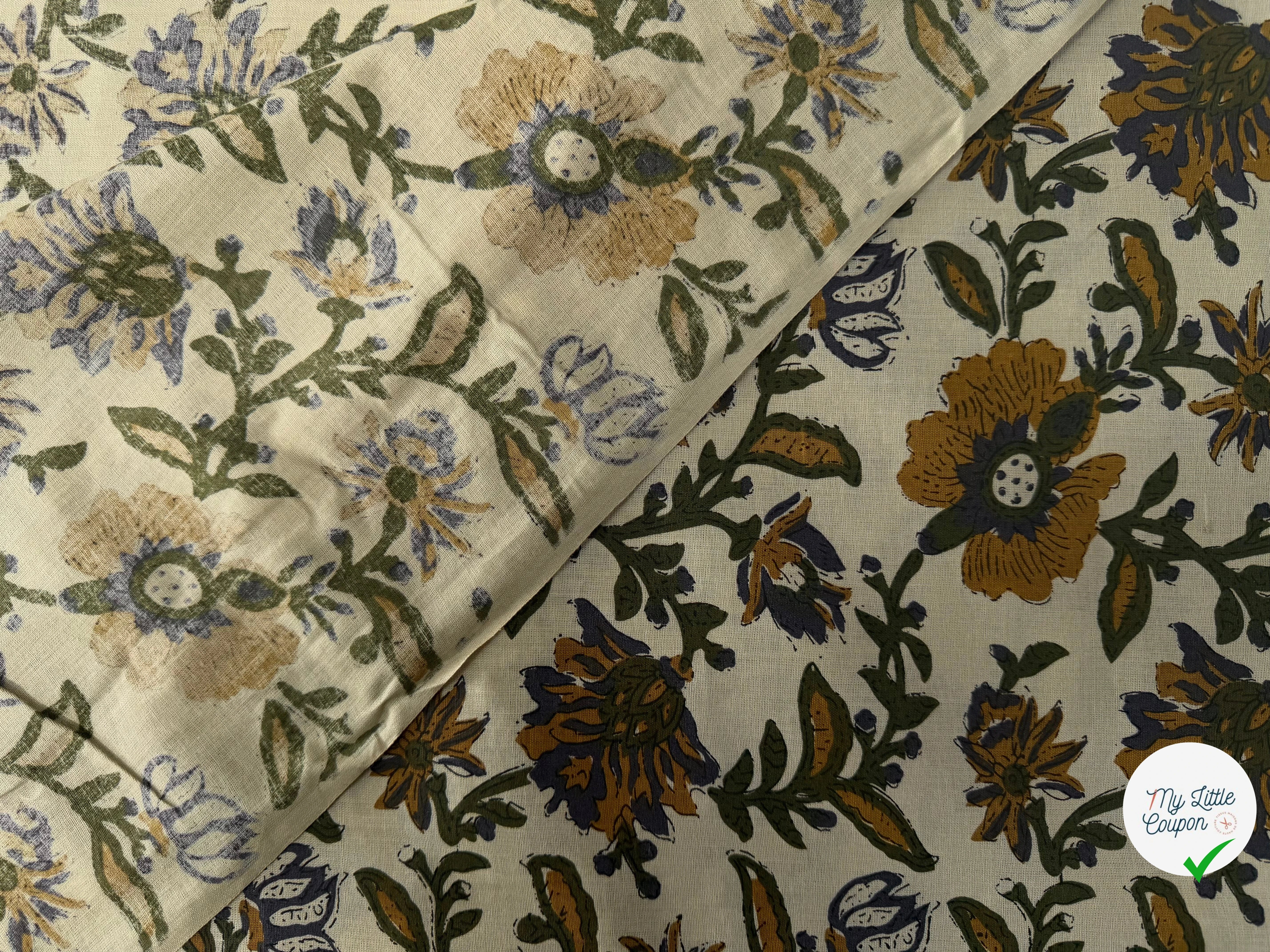 TISSU INDIEN ESPRIT LIN 3 - My Little Coupon