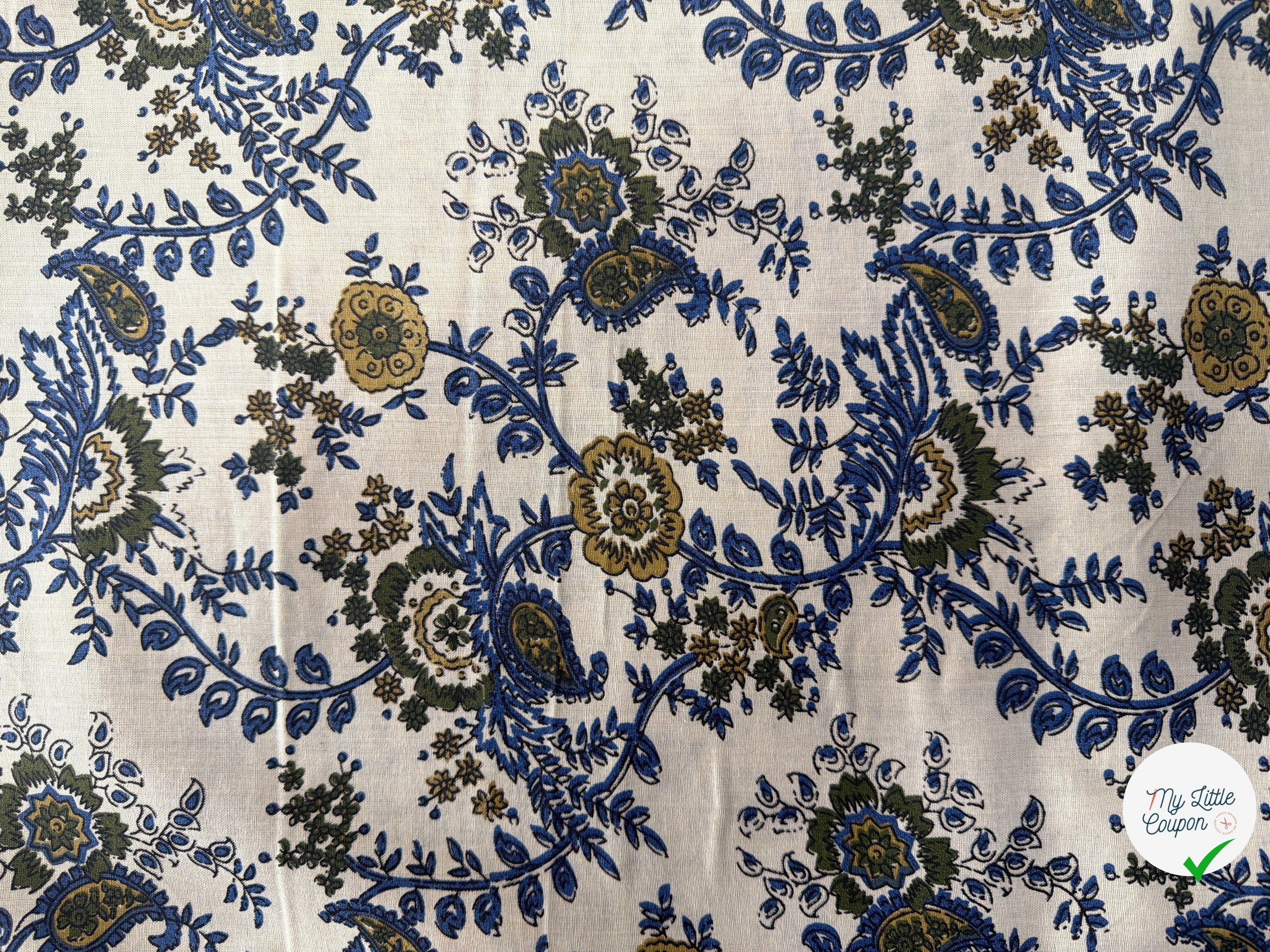 TISSU INDIEN ESPRIT LIN 4 - My Little Coupon