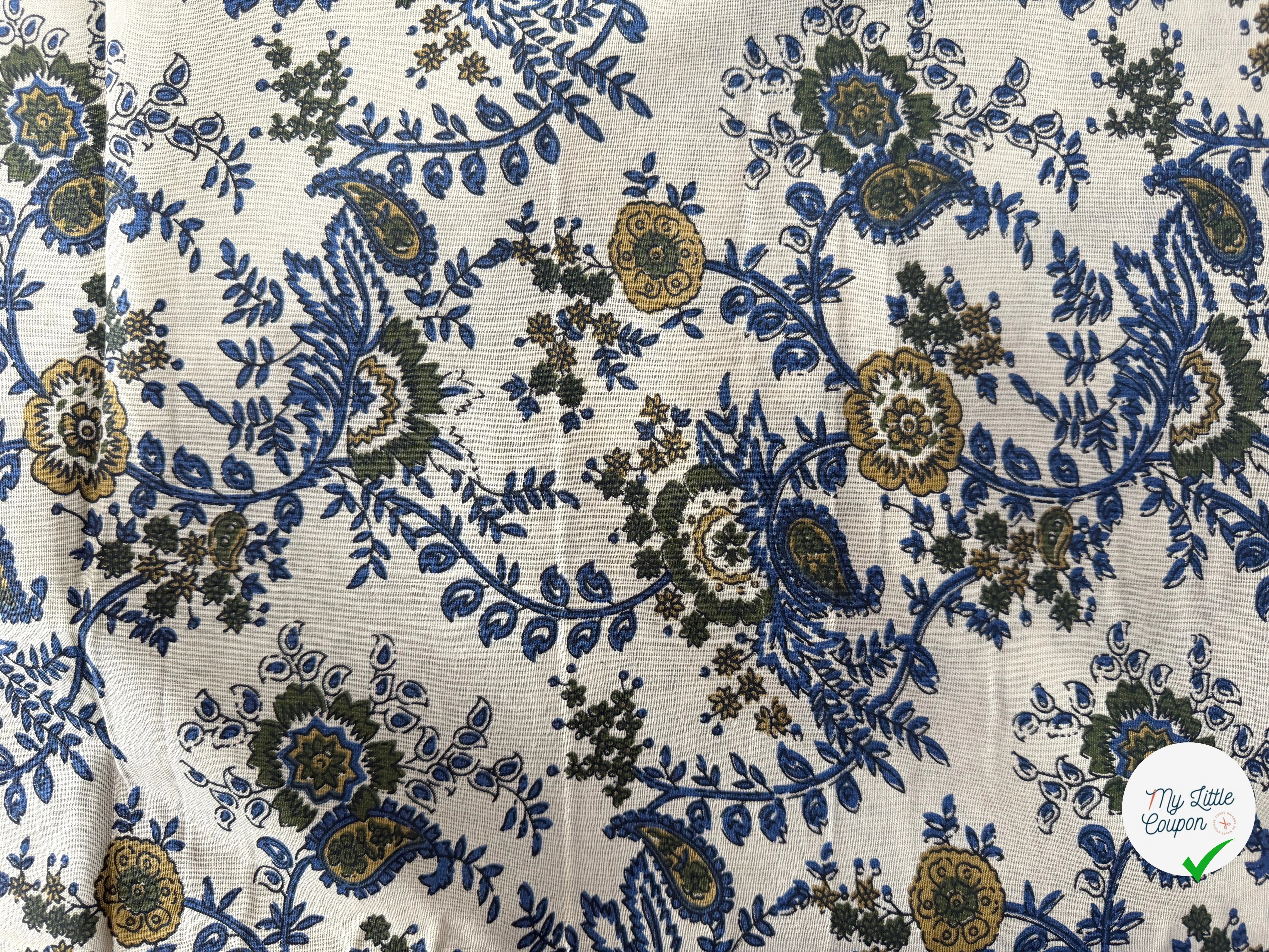 TISSU INDIEN ESPRIT LIN 4 - My Little Coupon