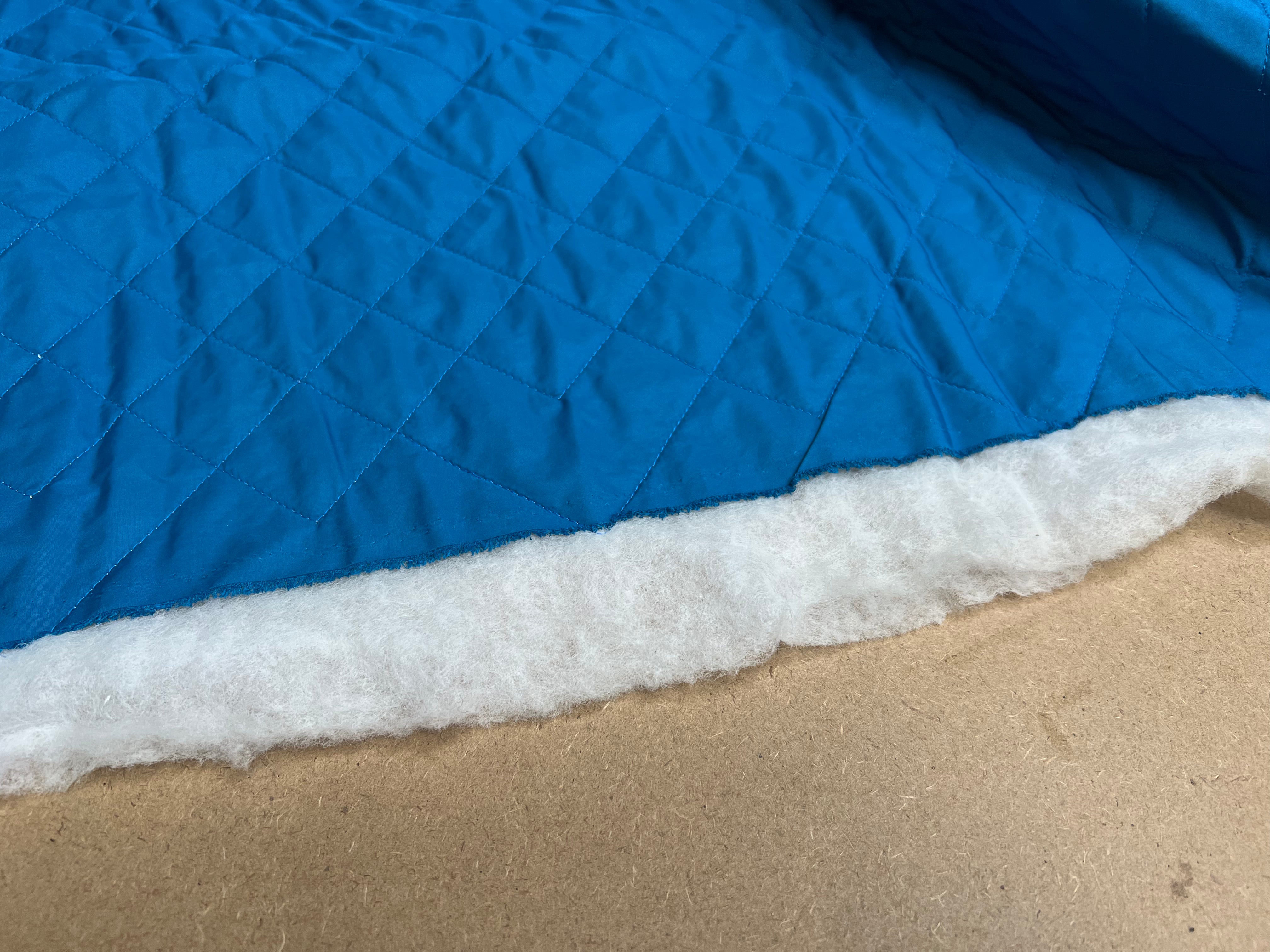 TISSU MATELASSÉ BLEU ÉCLATANT - My Little Coupon