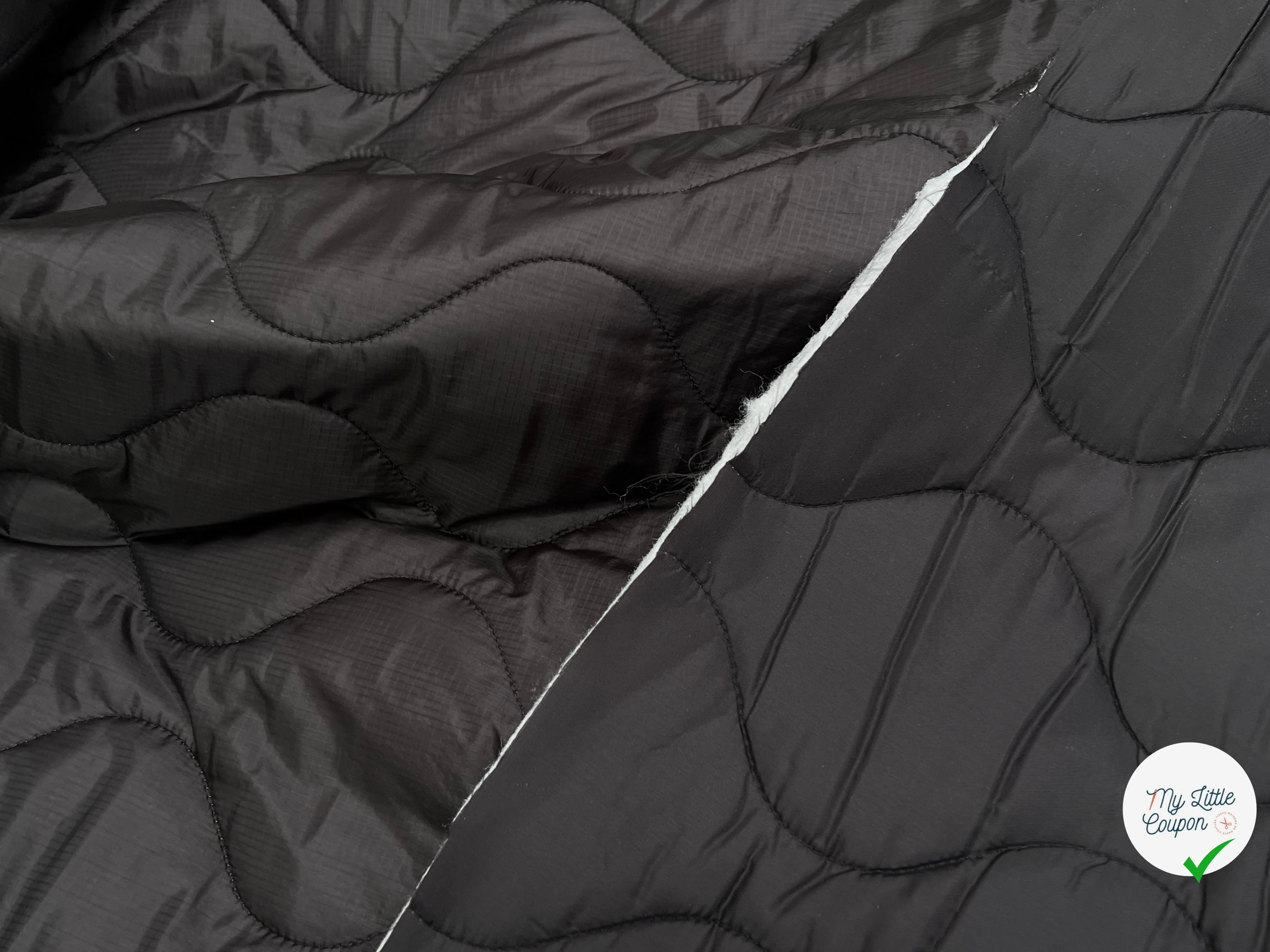 TISSU MATELASSÉ DOUBLE FACE DOUX TOUCHER GRIS ARGENTÉ LOSANGE - My Little Coupon