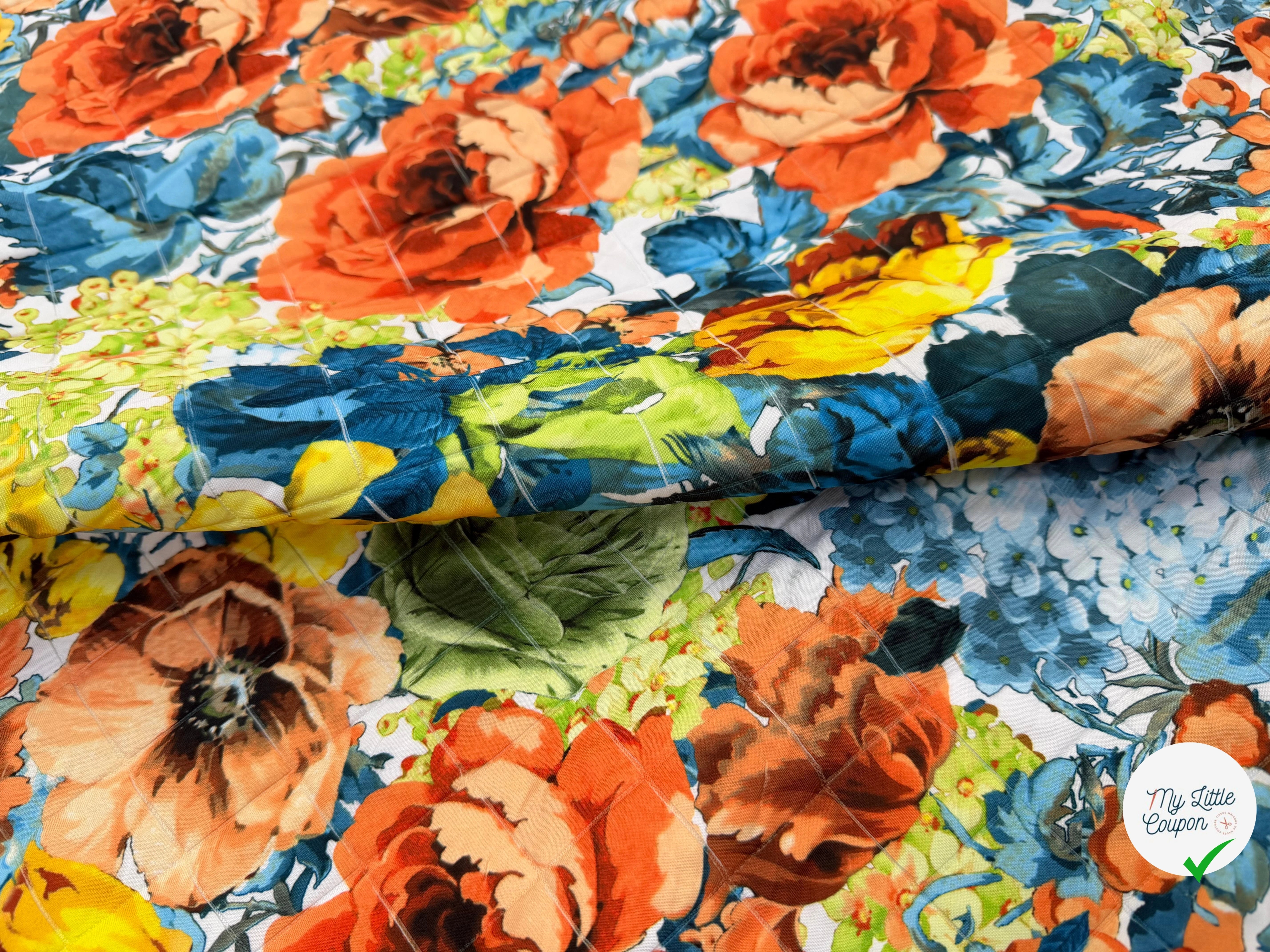 TISSU MATELASSÉ SIMPLE FACE IMPRIMÉ 3 - My Little Coupon