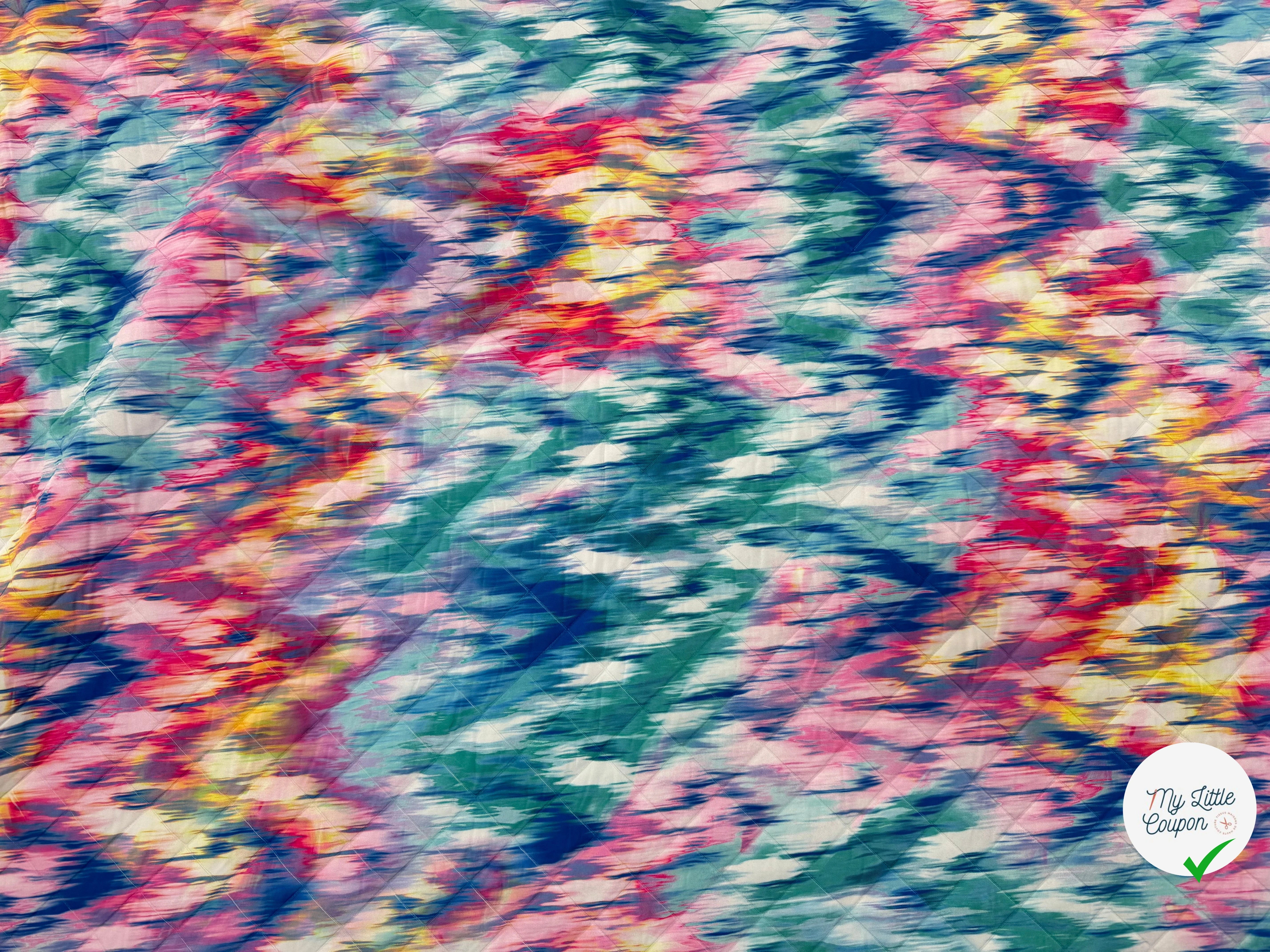 TISSU MATELASSÉ SIMPLE FACE IMPRIMÉ 9 - My Little Coupon