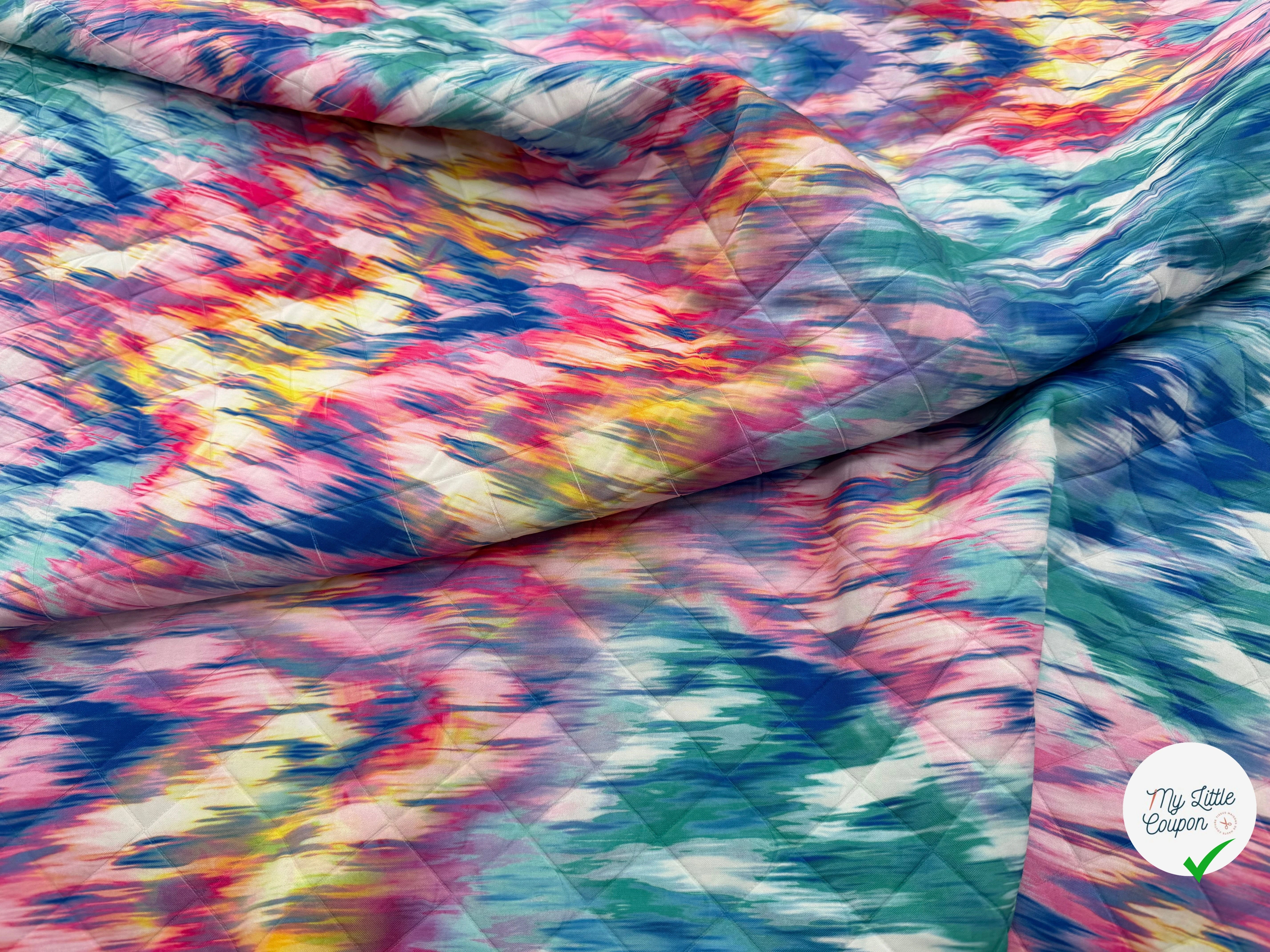 TISSU MATELASSÉ SIMPLE FACE IMPRIMÉ 9 - My Little Coupon