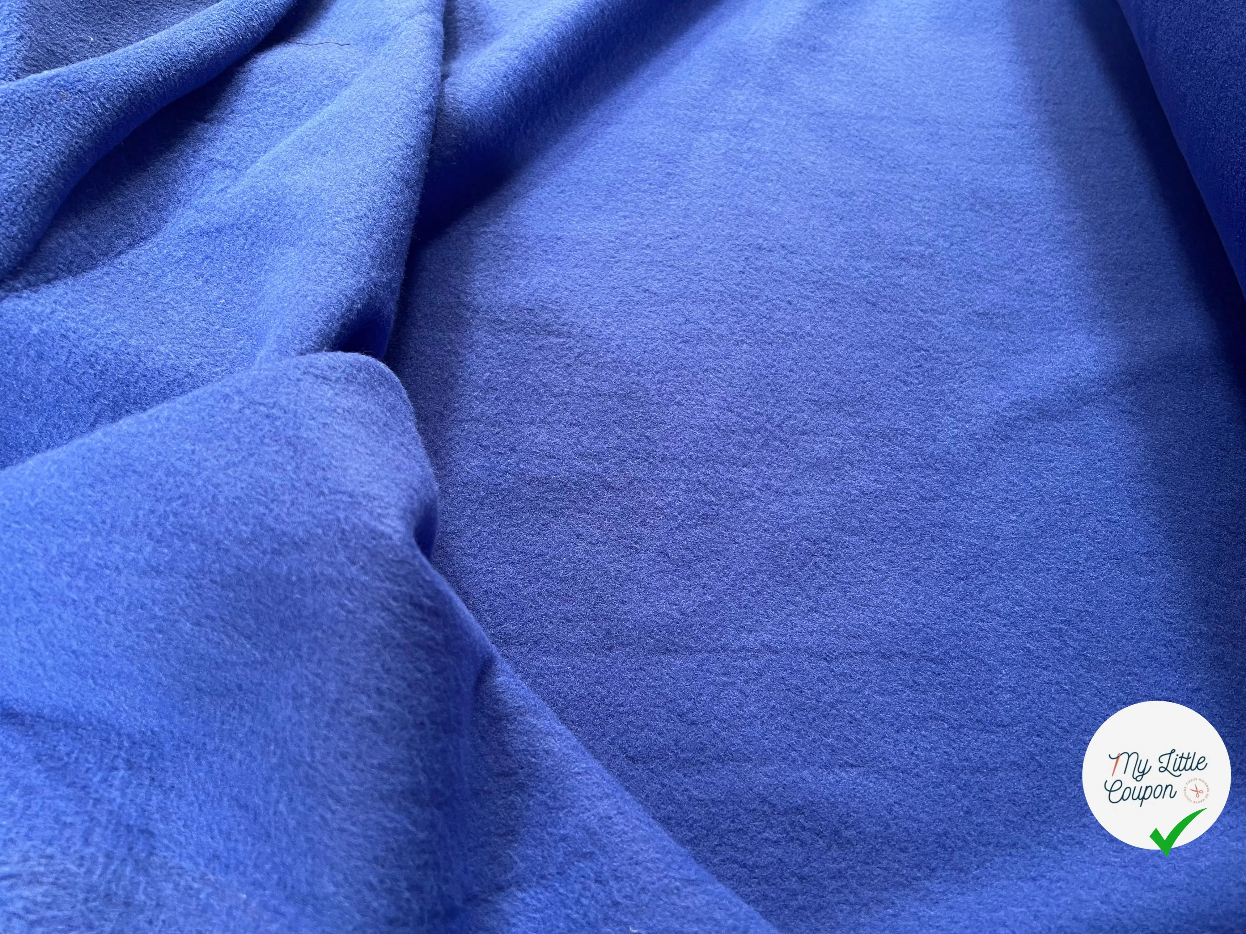 TISSU POLAIRE TOUT DOUX BLEU - My Little Coupon