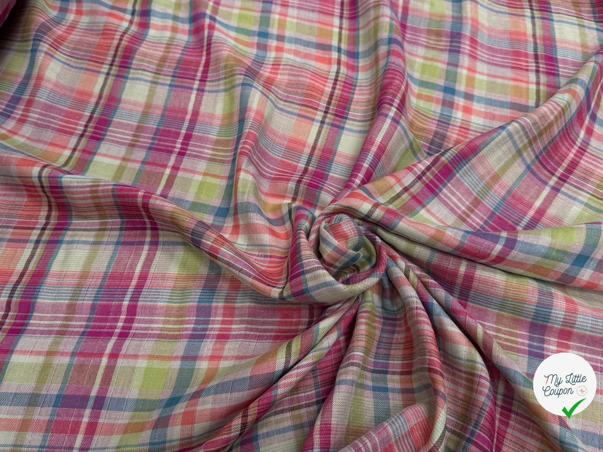 TISSU VICHY REVERSIBLE PRINCE DE GALLE - My Little Coupon