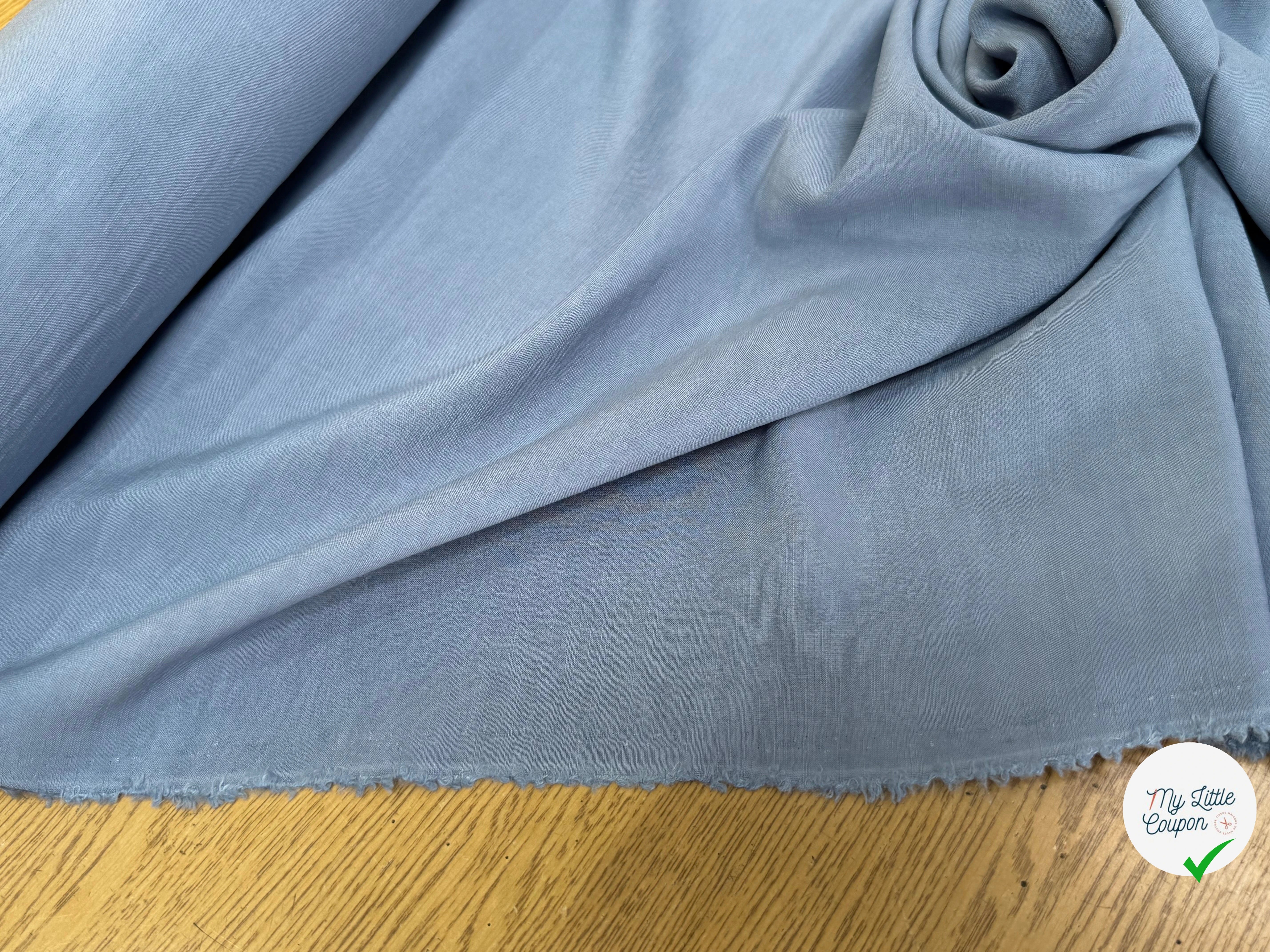 TISSU VISCOSE LIN STORM TOMBÉ FLUIDE 40% LIN - My Little Coupon