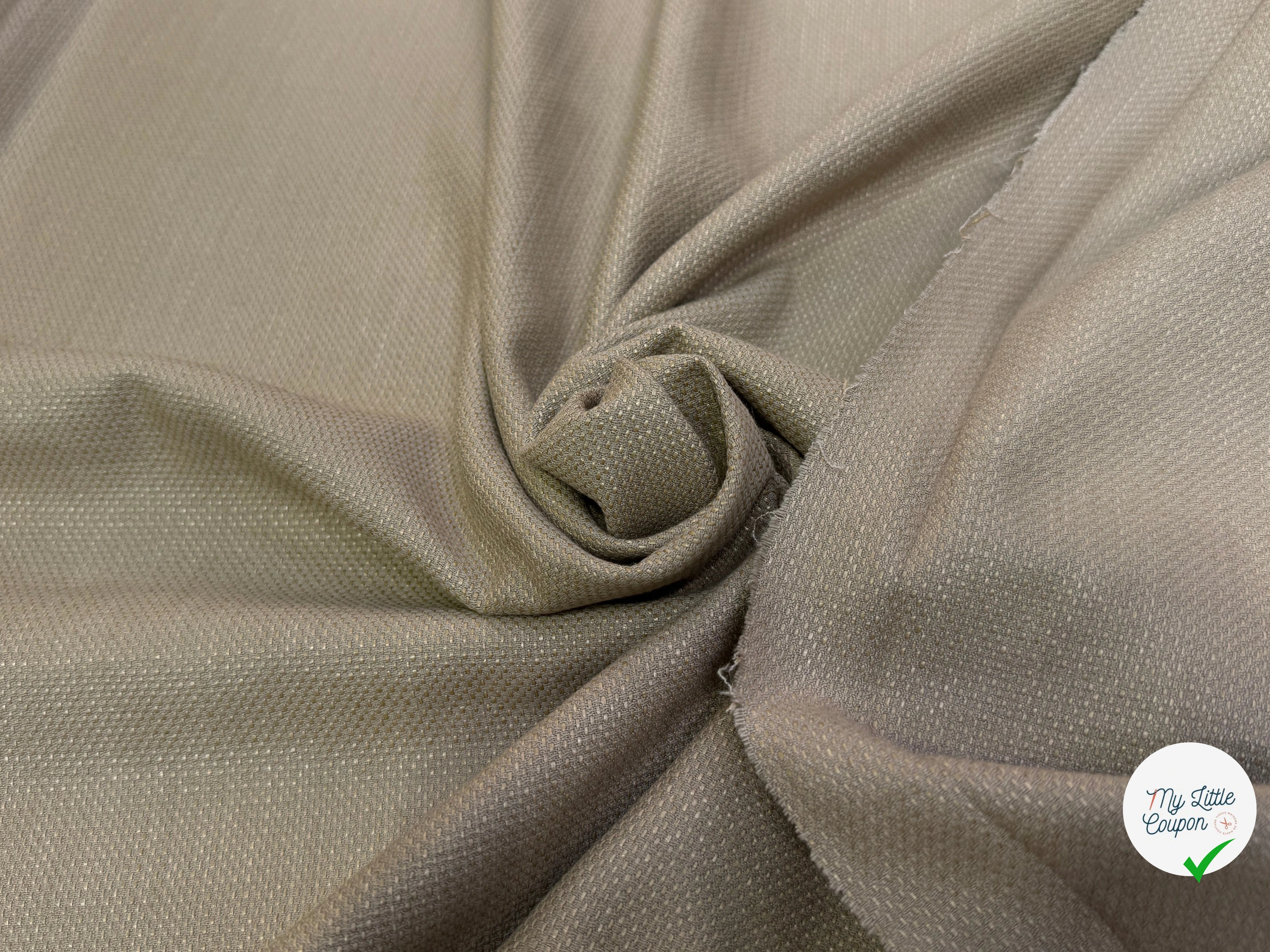 TOILE CANEVAS 80% COTON BEIGE FONCÉ - My Little Coupon