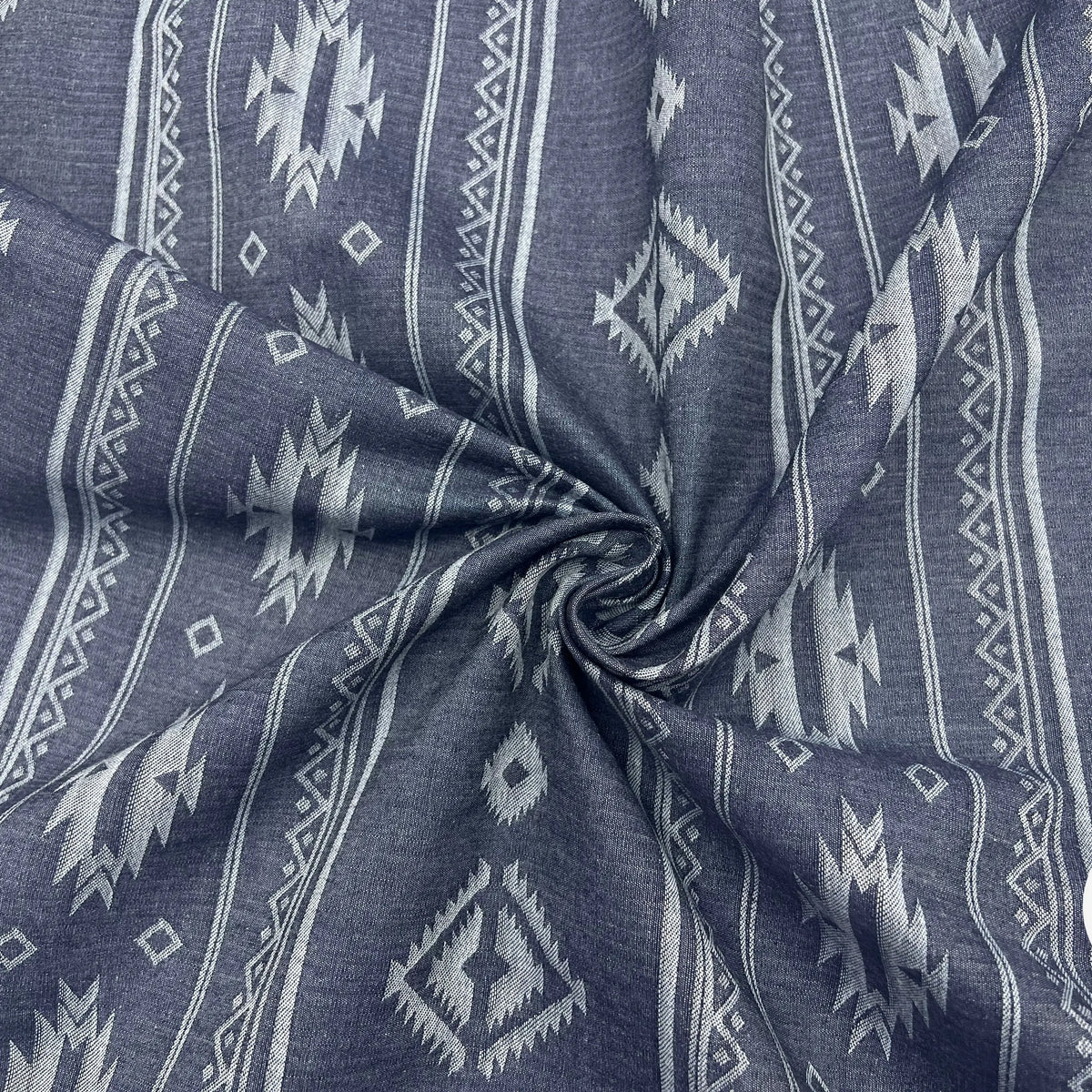 TOILE CHAMBRAY JACQUARD ETHNIQUE - My Little Coupon