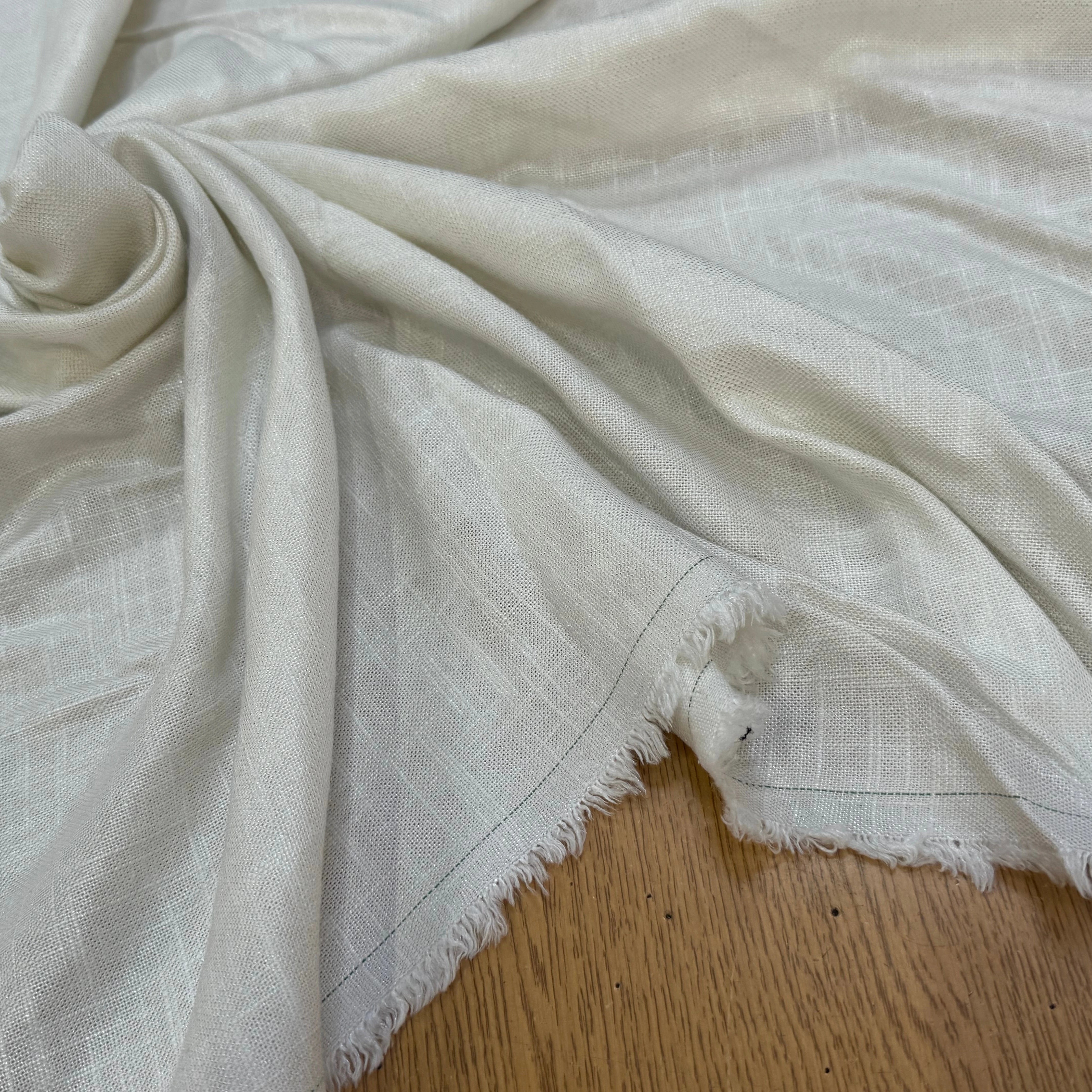 TOILE COTON TISSÉ PRESTIGE BLANC CASSÉ - My Little Coupon