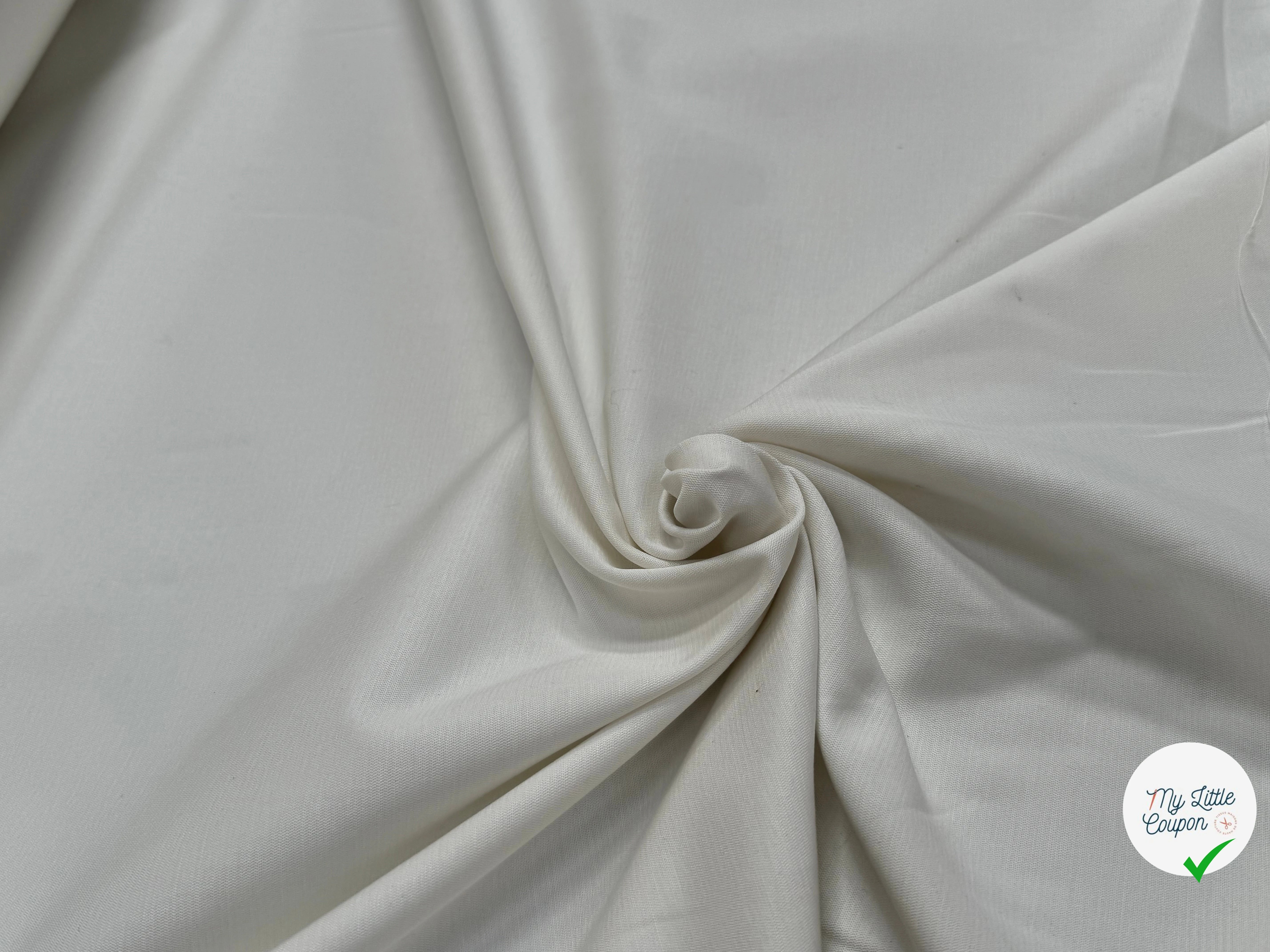 TOILE DE COTON BELLE TENUE BLANC CASSÉ - My Little Coupon
