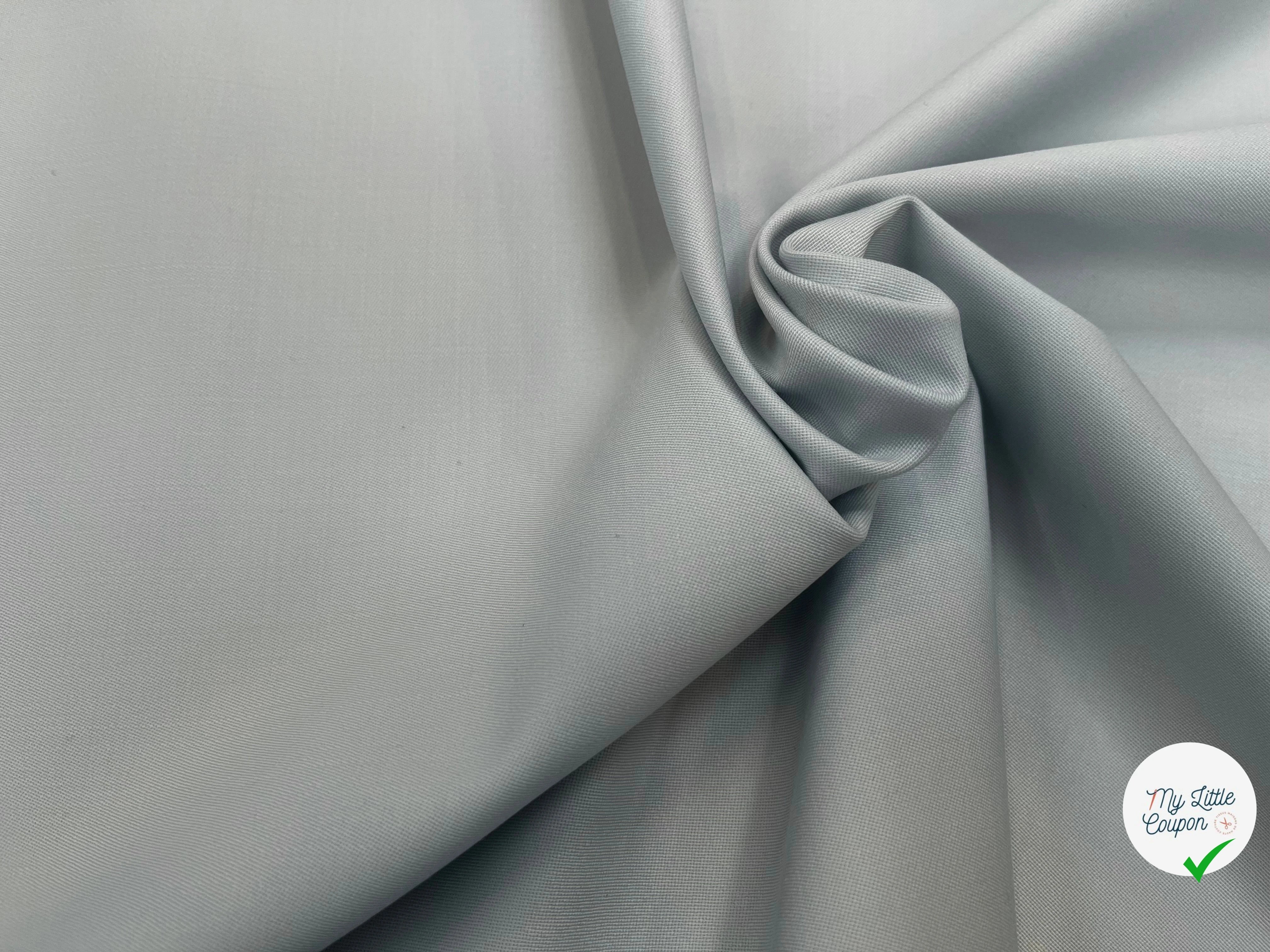 TOILE DE LAINE 97% LAINE BLEU NUAGE - My Little Coupon