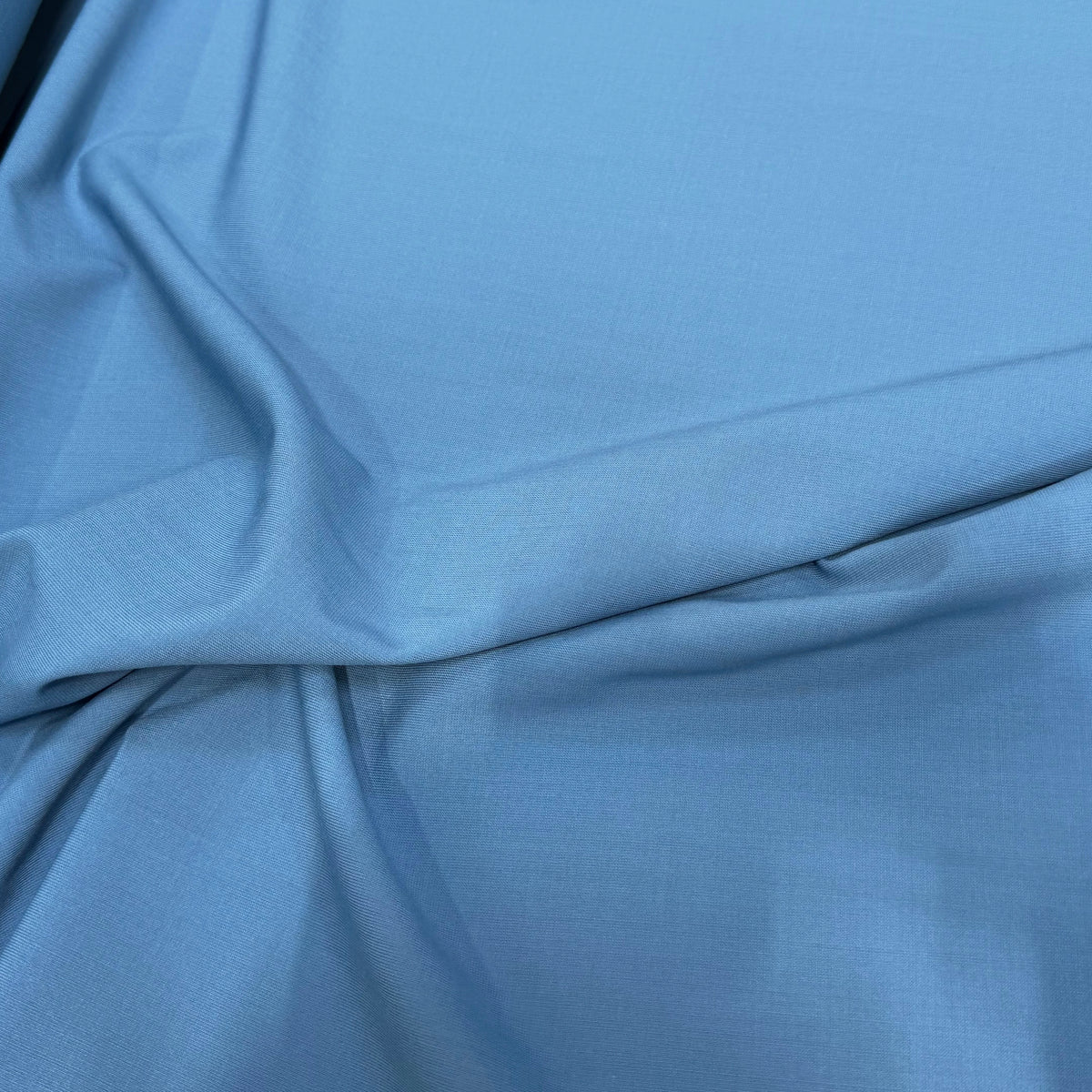 TOILE DE LAINE MAGNIFICO BLEU PLOMB 60% LAINE - My Little Coupon