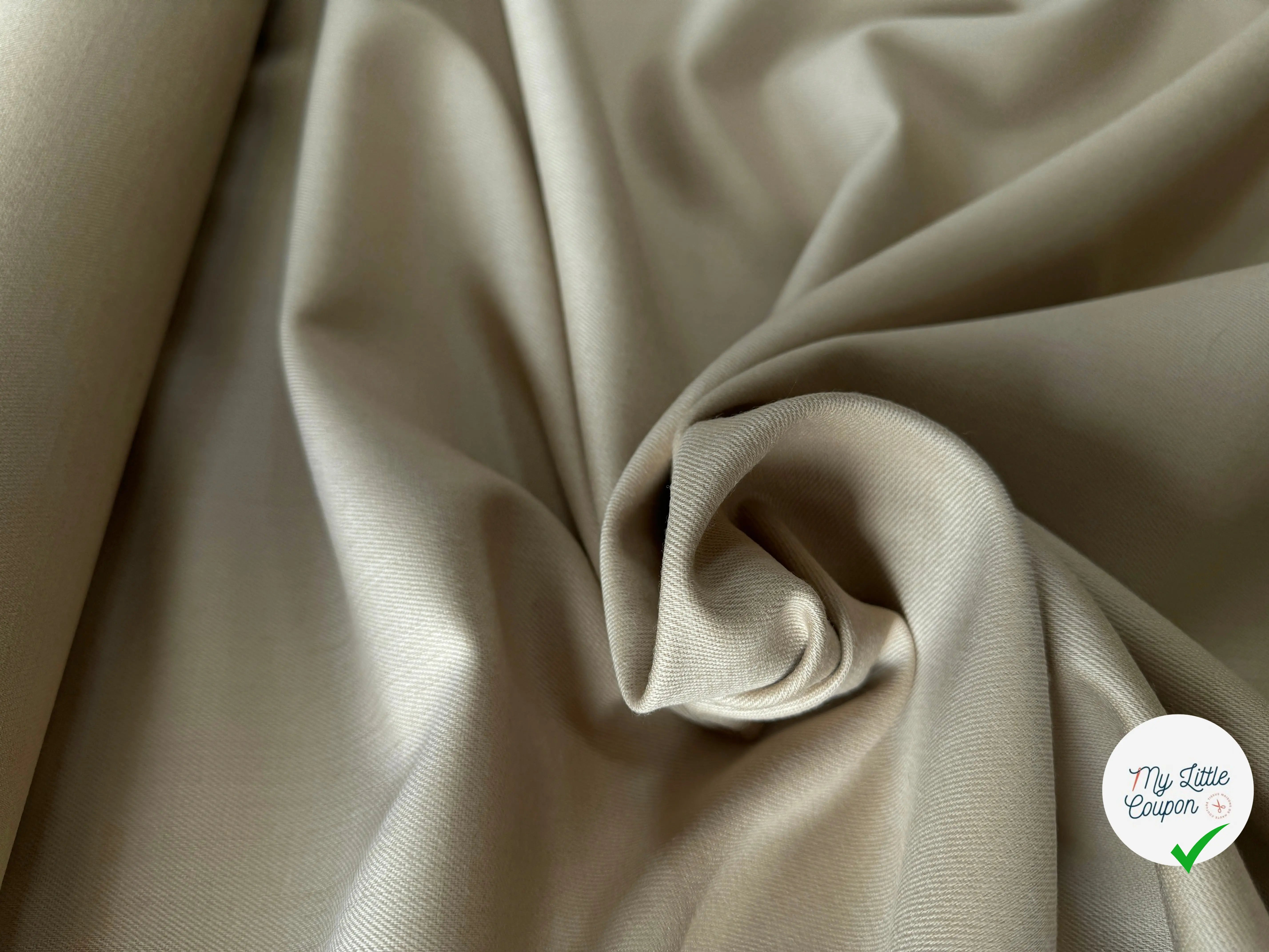 TOILE DE LAINE SERGÉE NATURELLE SUBLIME - My Little Coupon