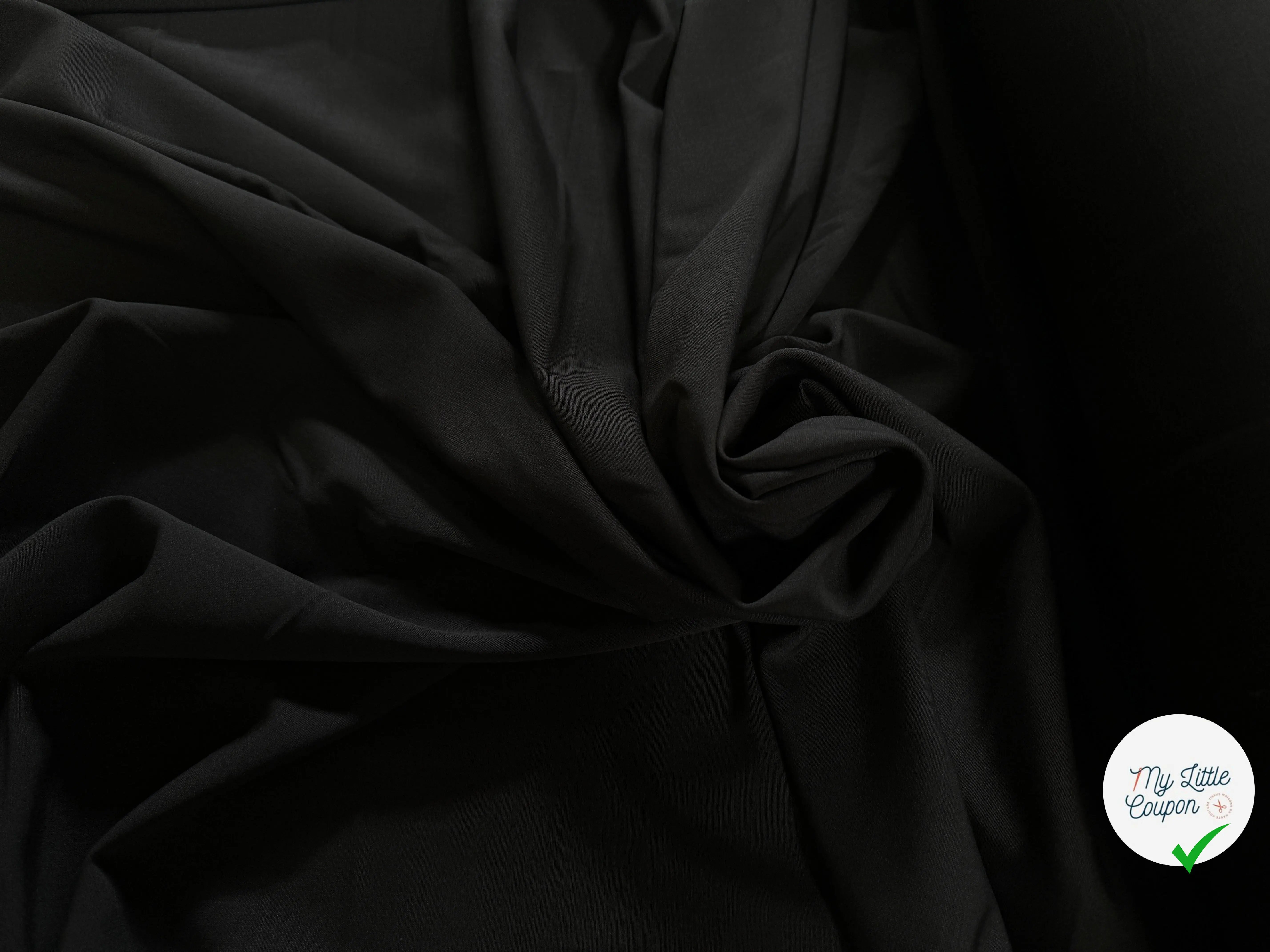 TOILE DE LAINE STRETCH GRIS ANTHRACITE - My Little Coupon