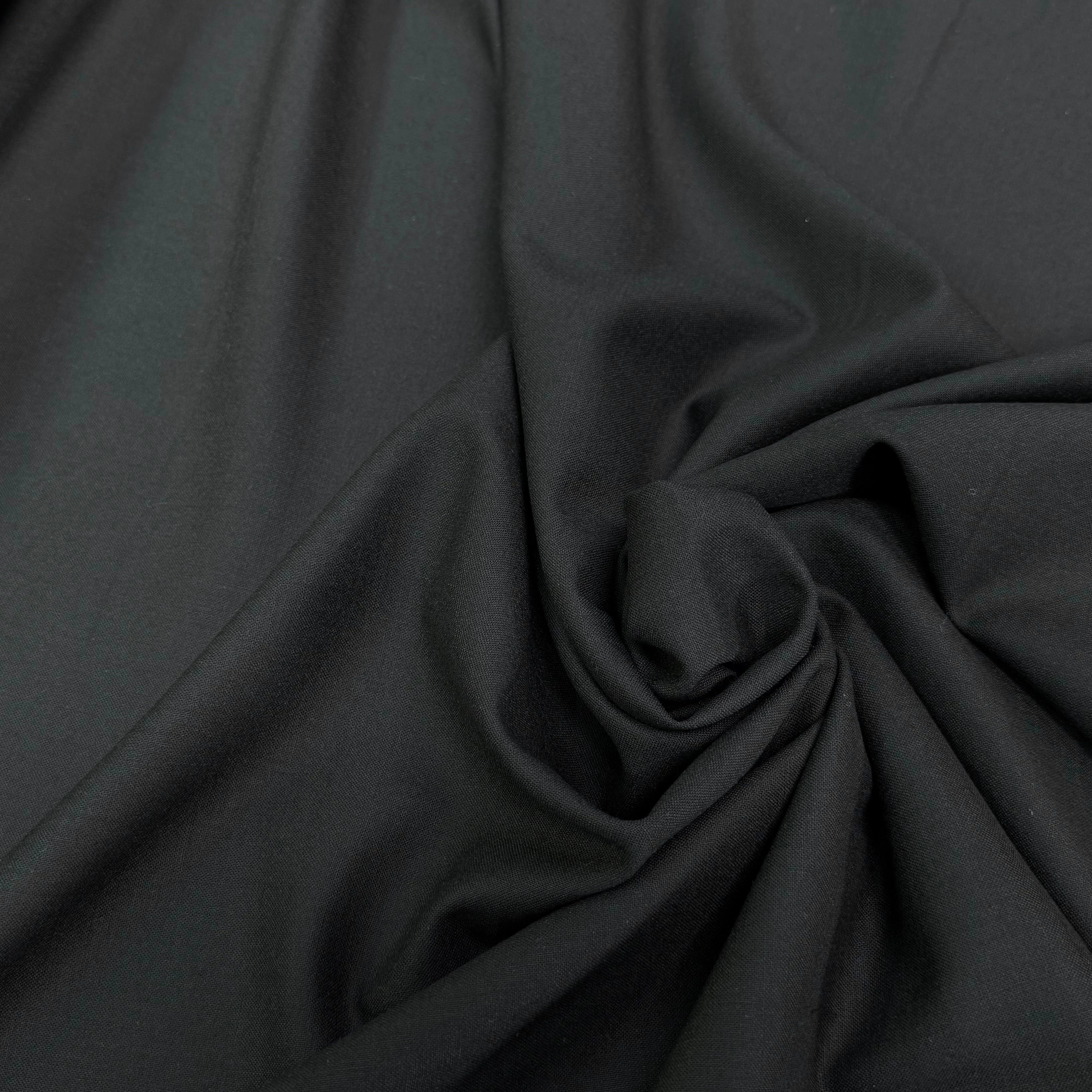 TOILE DE LAINE STRETCH PREMIUM DEEP BLACK - My Little Coupon