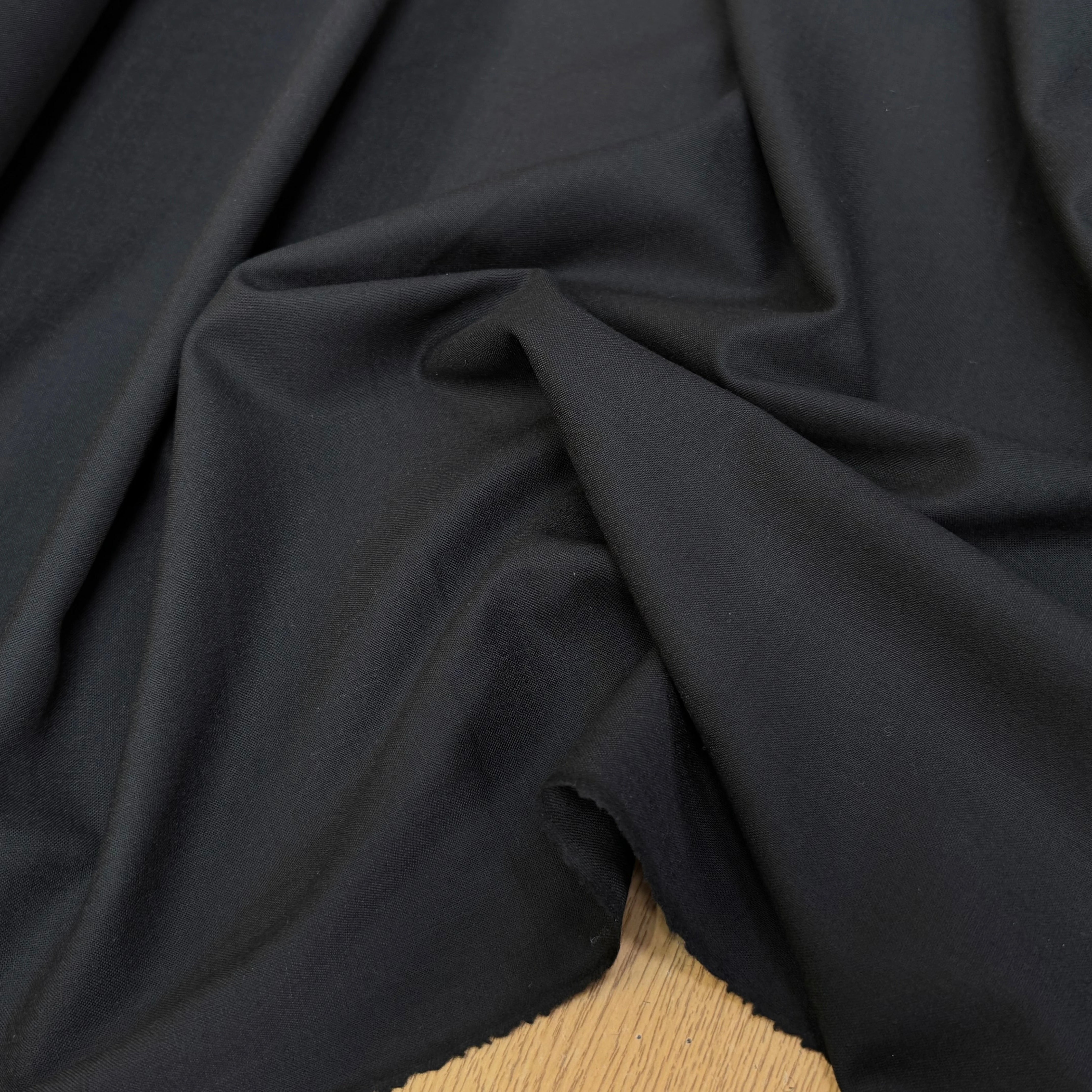 TOILE DE LAINE STRETCH PREMIUM DEEP BLACK - My Little Coupon