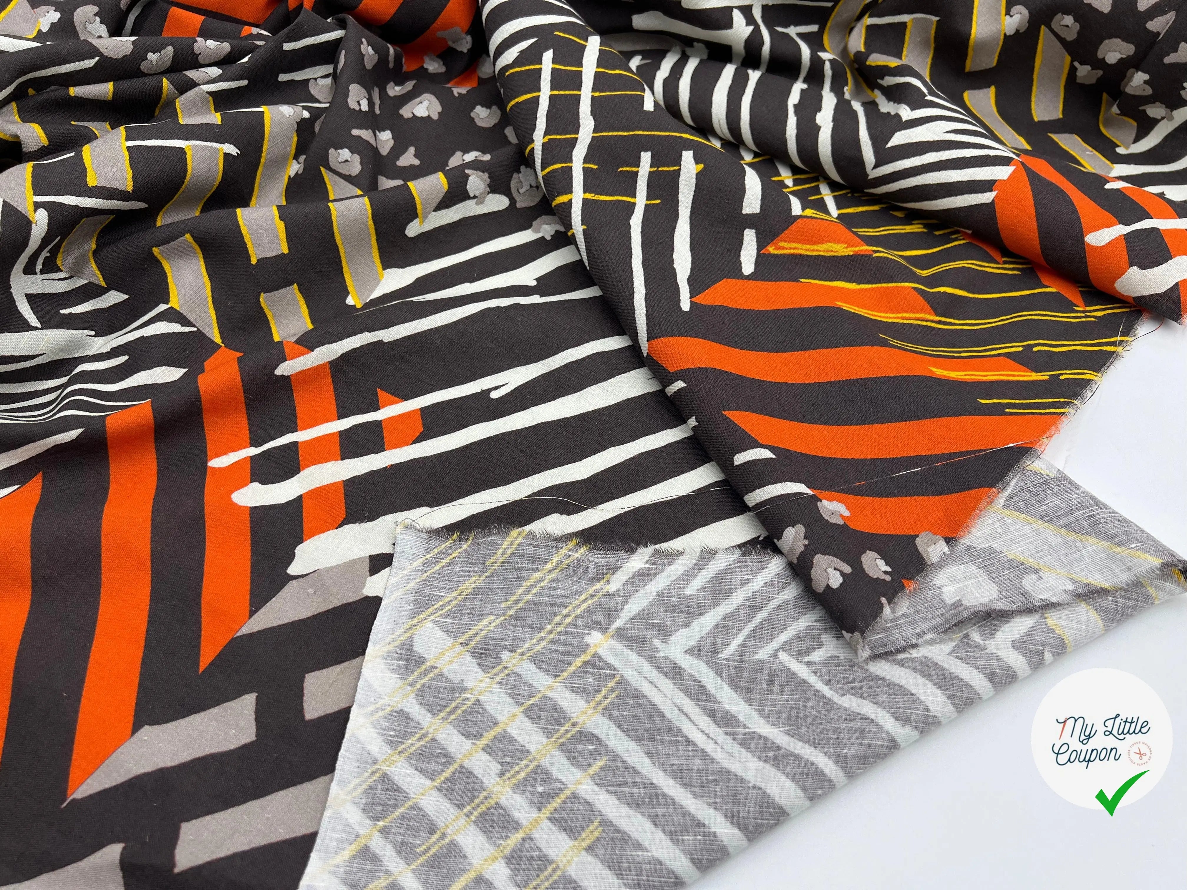 TOILE IMPRIMĂE ESPRIT LODGE - My Little Coupon - tissu - coudre