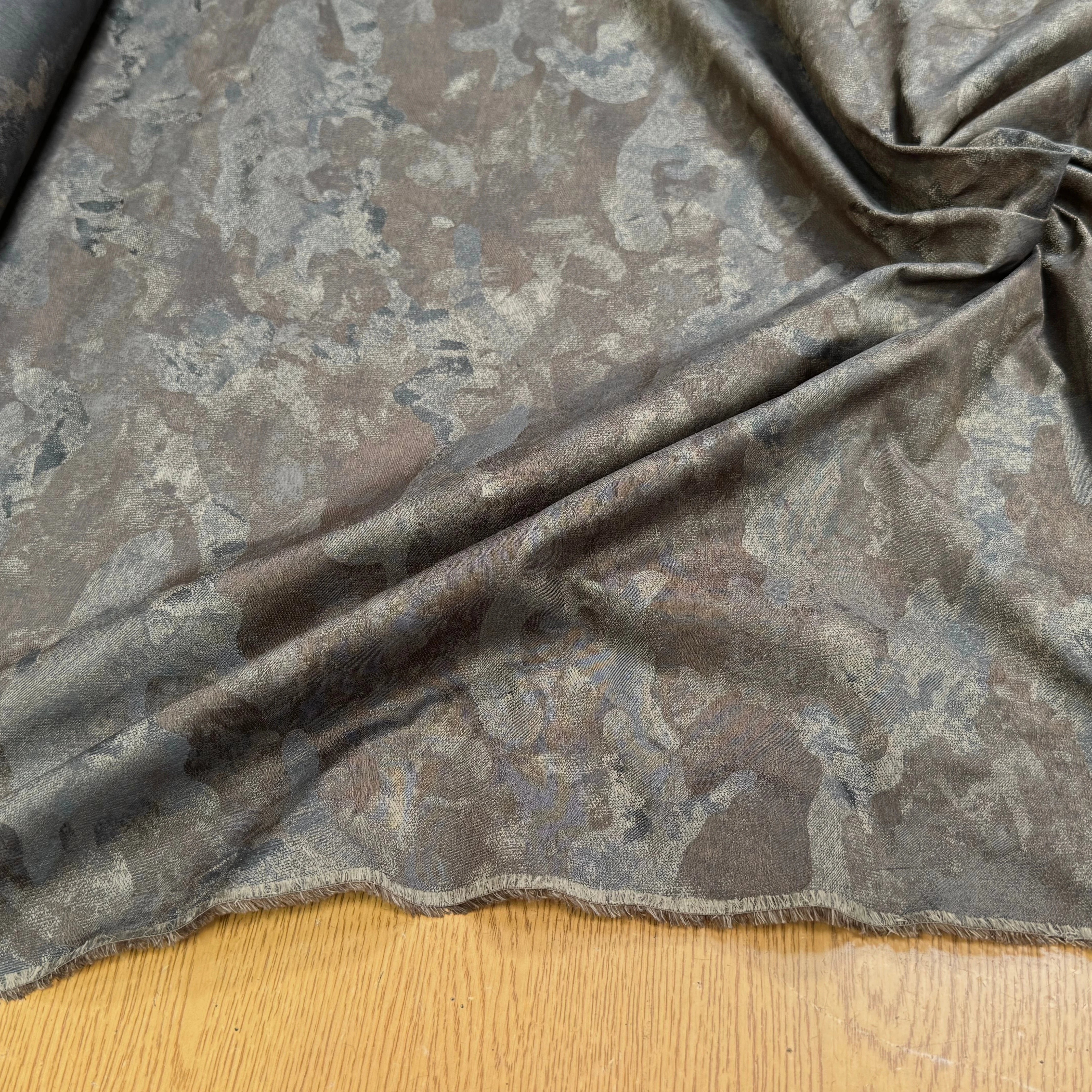 TOILE JACQUARD FIN MOTIF ARMY - My Little Coupon