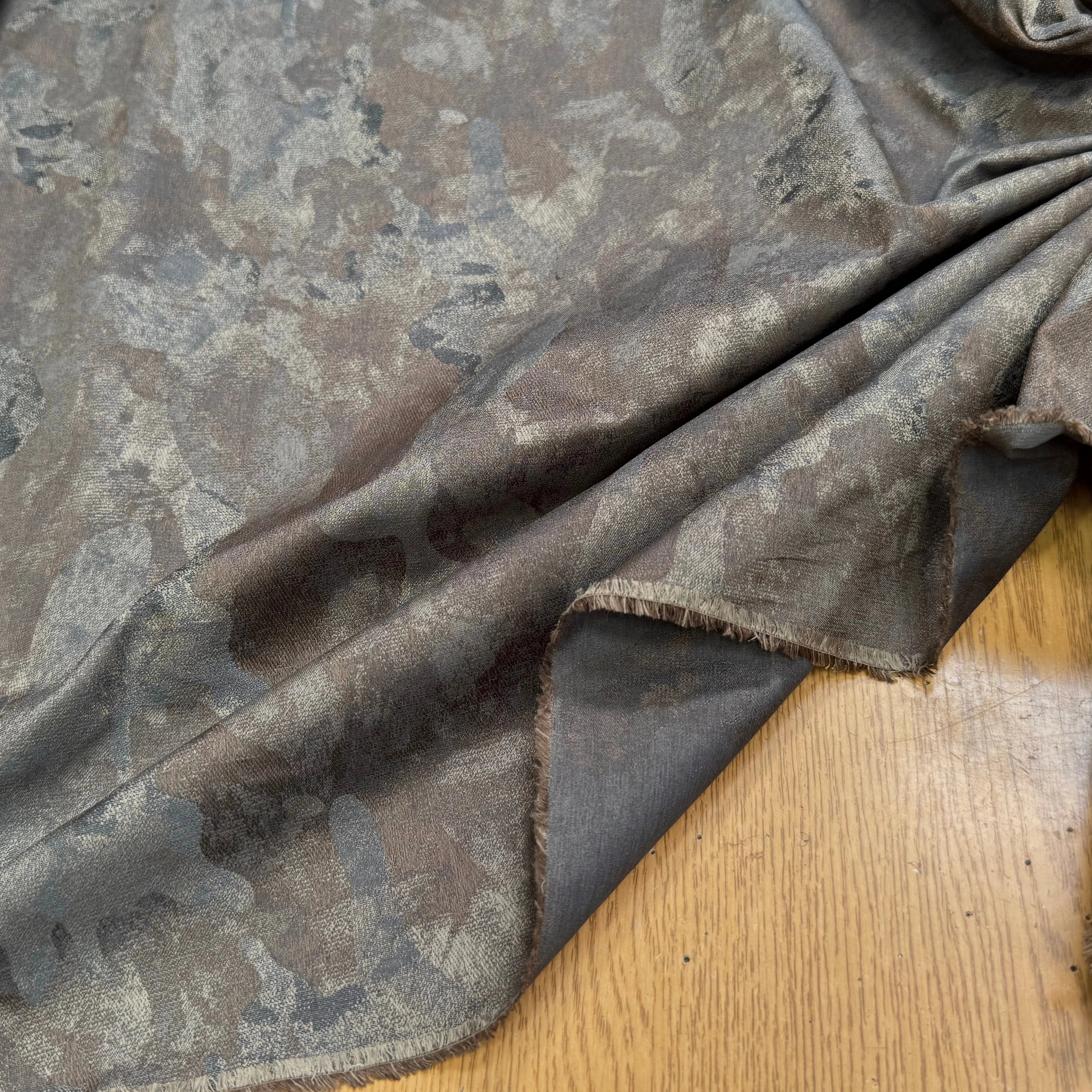 TOILE JACQUARD FIN MOTIF ARMY - My Little Coupon