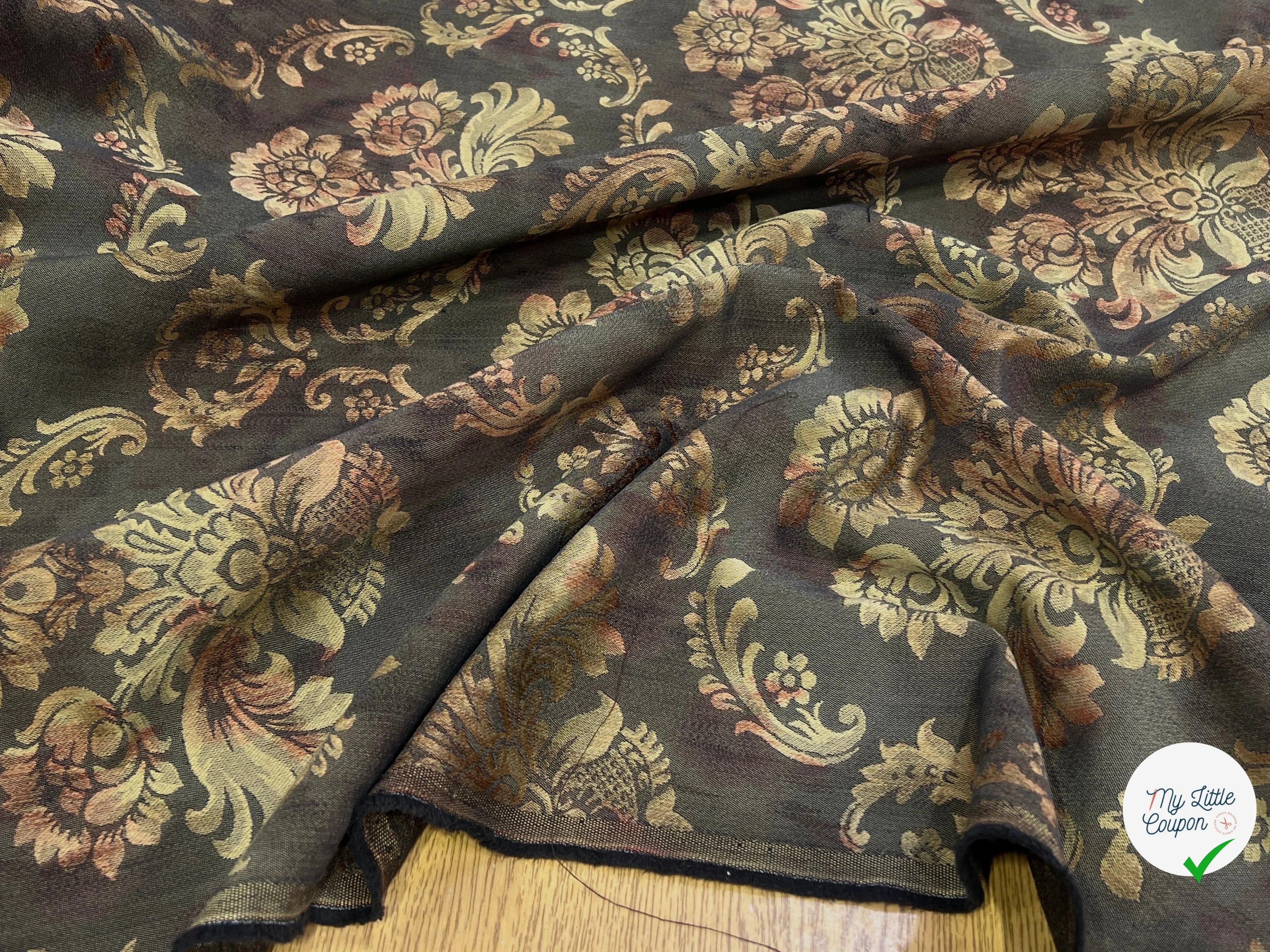 TOILE JACQUARD LOURDE BAROQUE - My Little Coupon