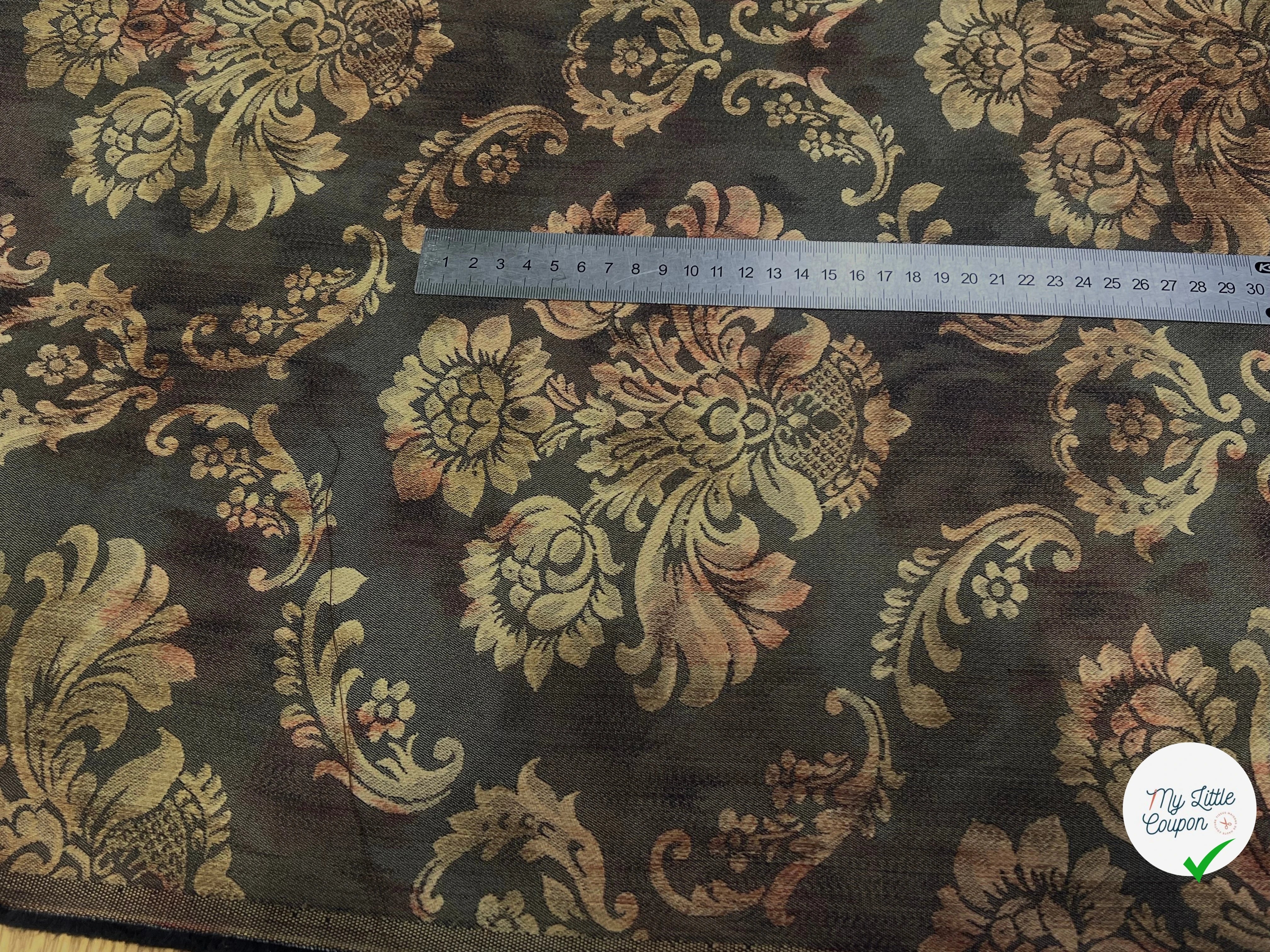 TOILE JACQUARD LOURDE BAROQUE - My Little Coupon