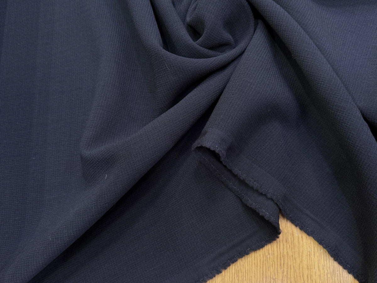TOILE LOURDE PURE LAINE BLEU MARINE TENUE PARFAITE 100% LAINE - My Little Coupon