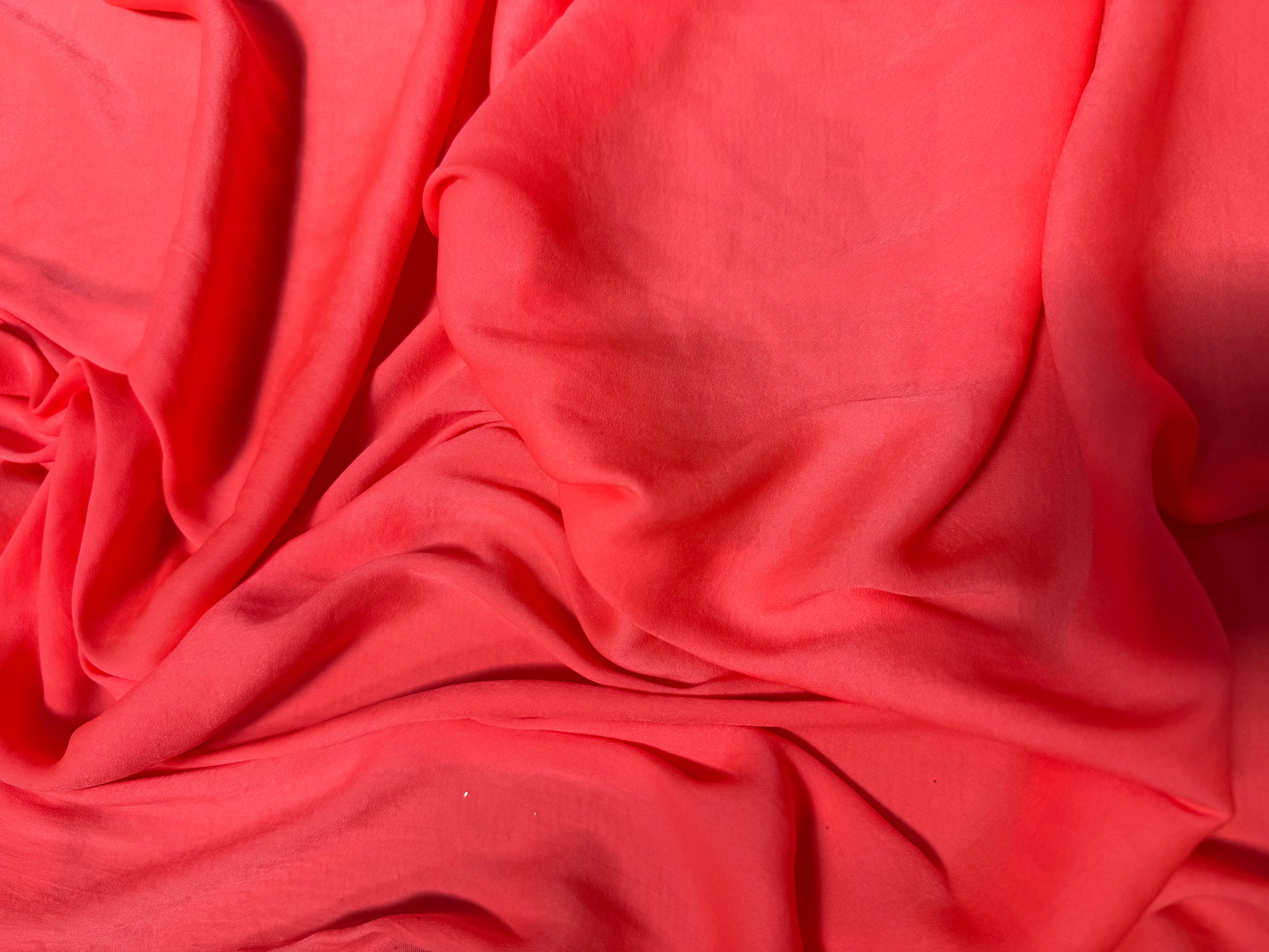 TOILE PEAU DE PECHE ORANGE FLUO - My Little Coupon