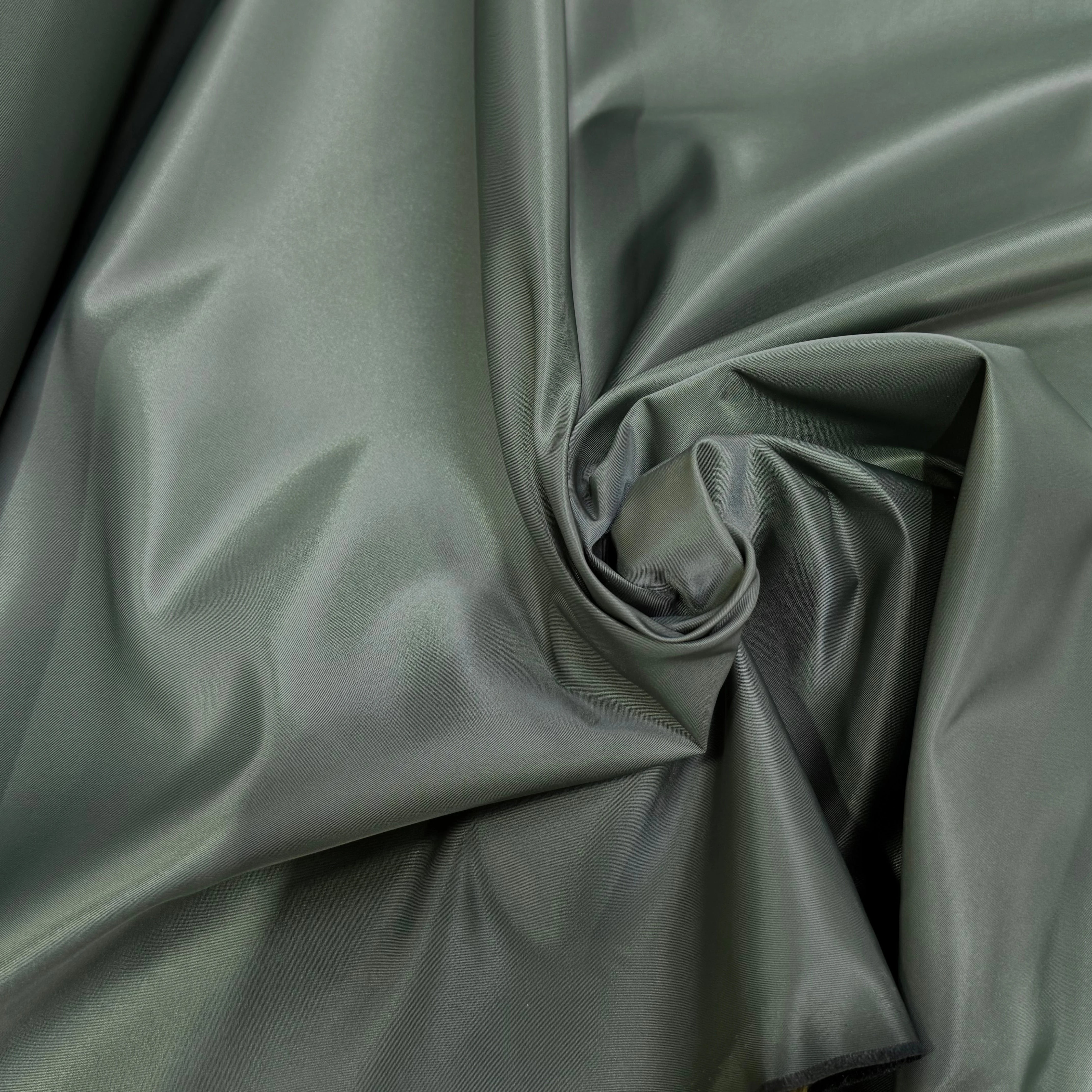 TOILE SATIN SEMI-LOURD VERT KAKI - My Little Coupon