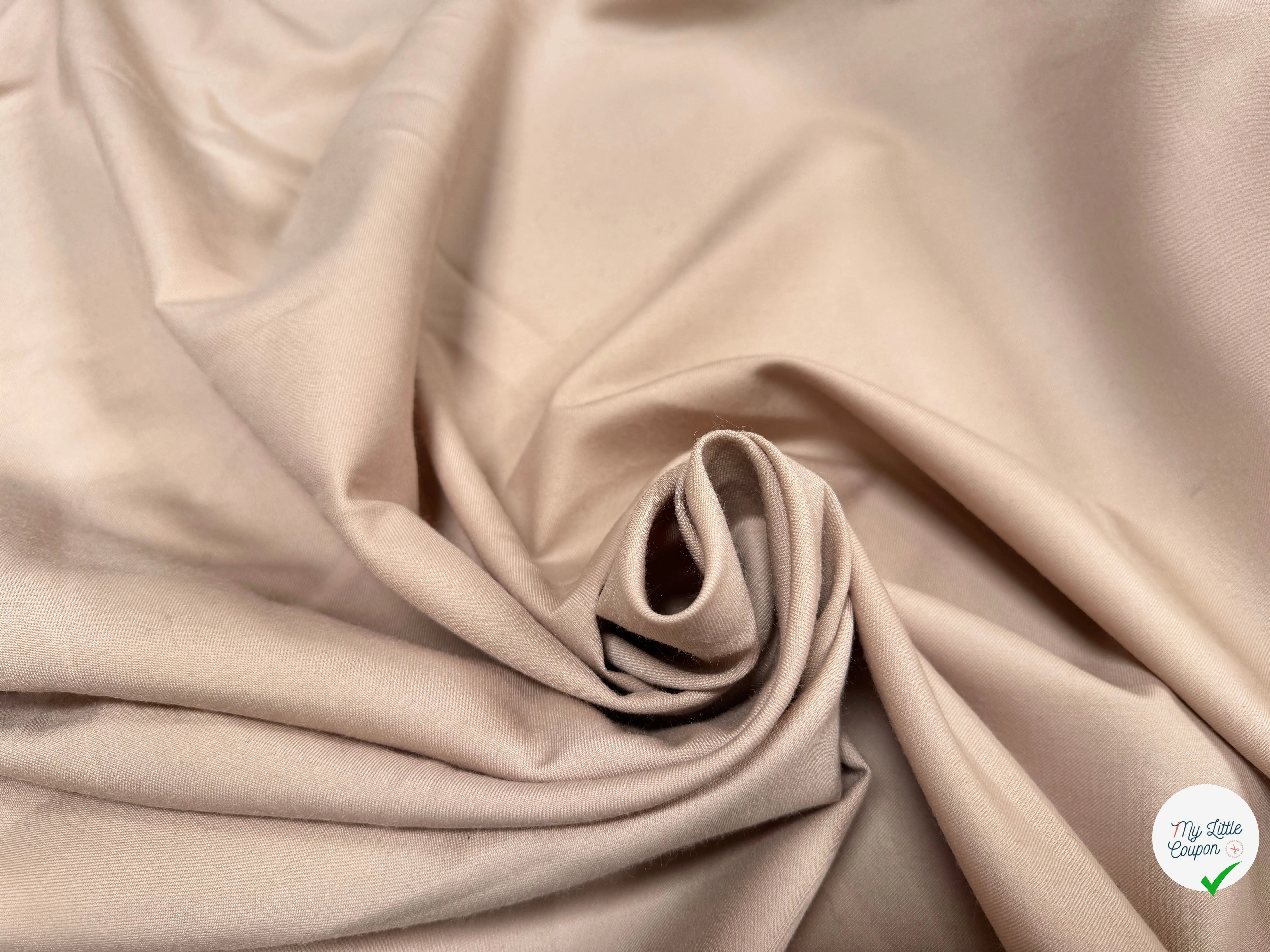 TOILE SERGÉE FLUIDE POLYLAINE - My Little Coupon