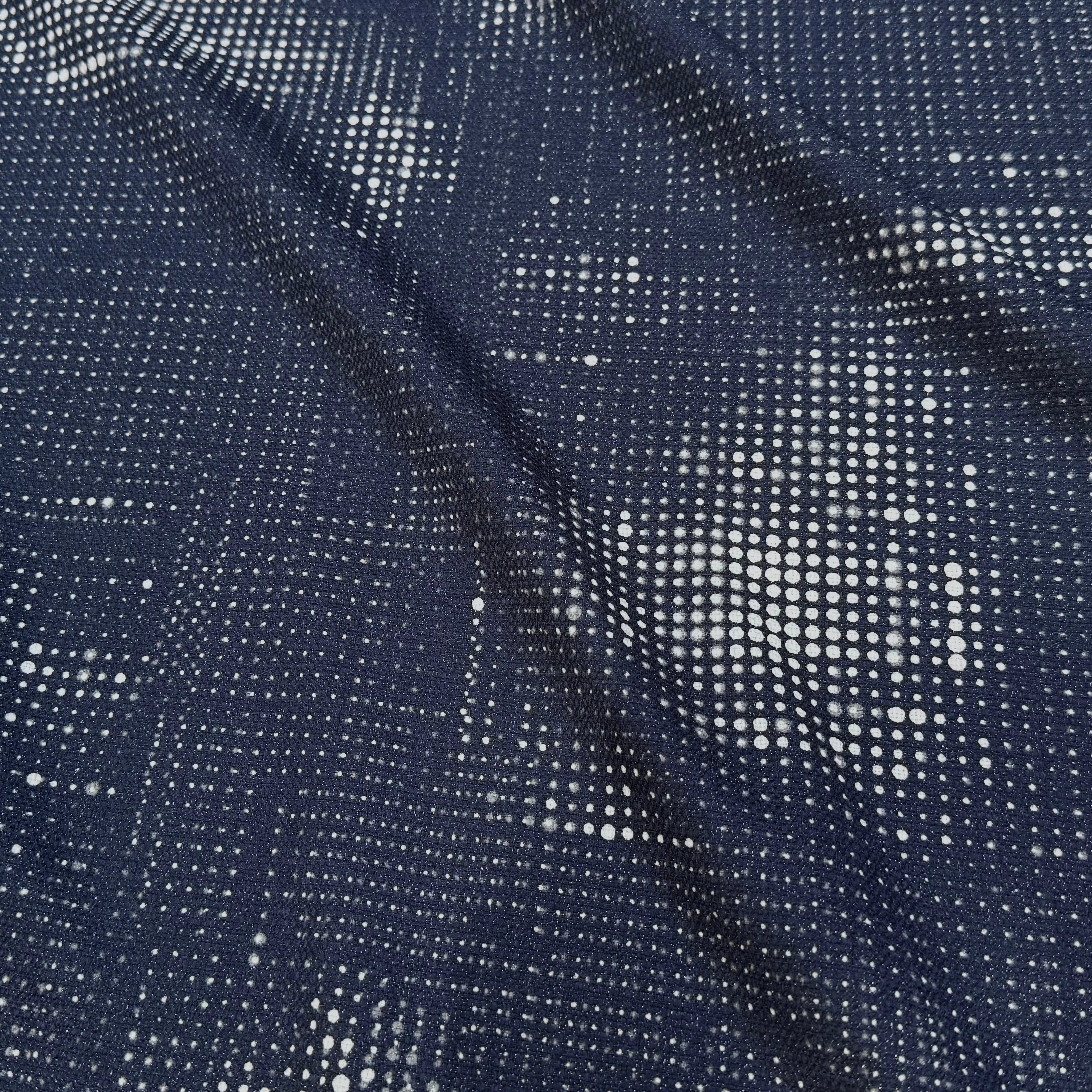 TOILE TISSÉE FOND MARINE SOUPLE - My Little Coupon