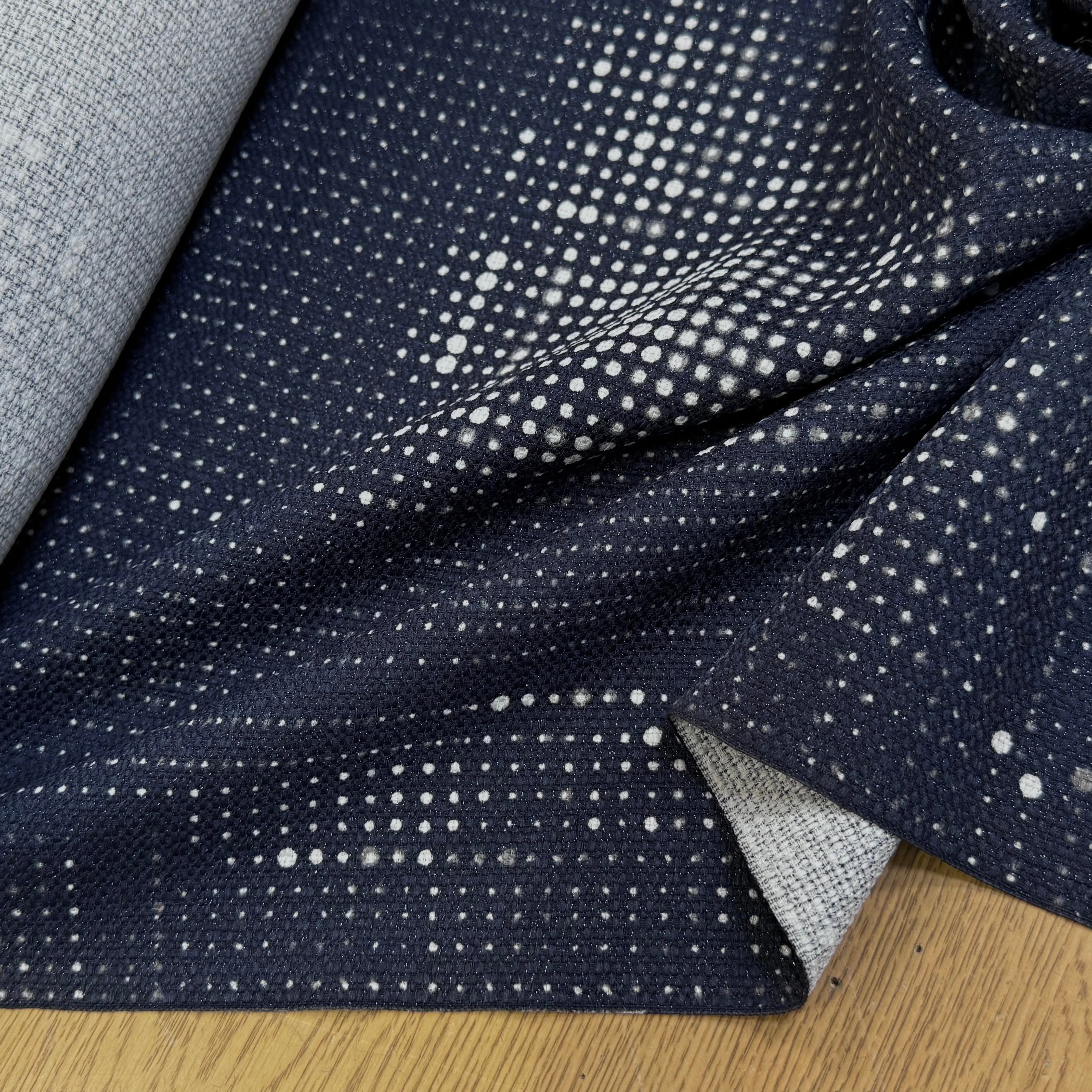 TOILE TISSÉE FOND MARINE SOUPLE - My Little Coupon