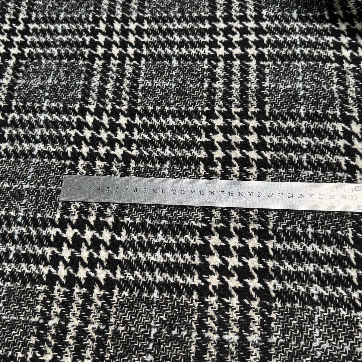 TWEED BLOUCLETTE TEXQUEBEC 25% LAINE NOIRBLANC PIED DE COQ - My Little Coupon