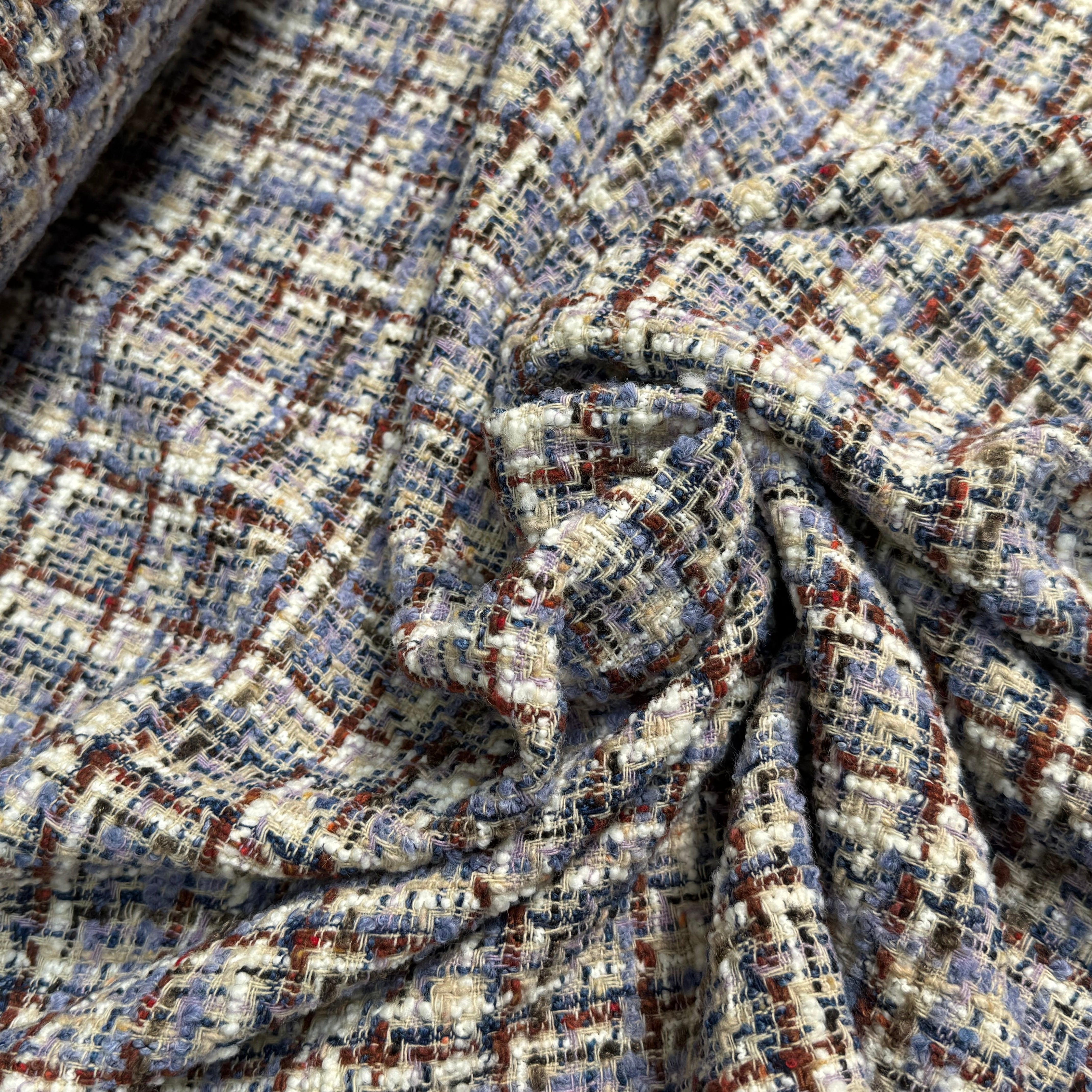 TWEED BOUCLETTE 31% LAINE MULTICO FAITRIVIA - My Little Coupon