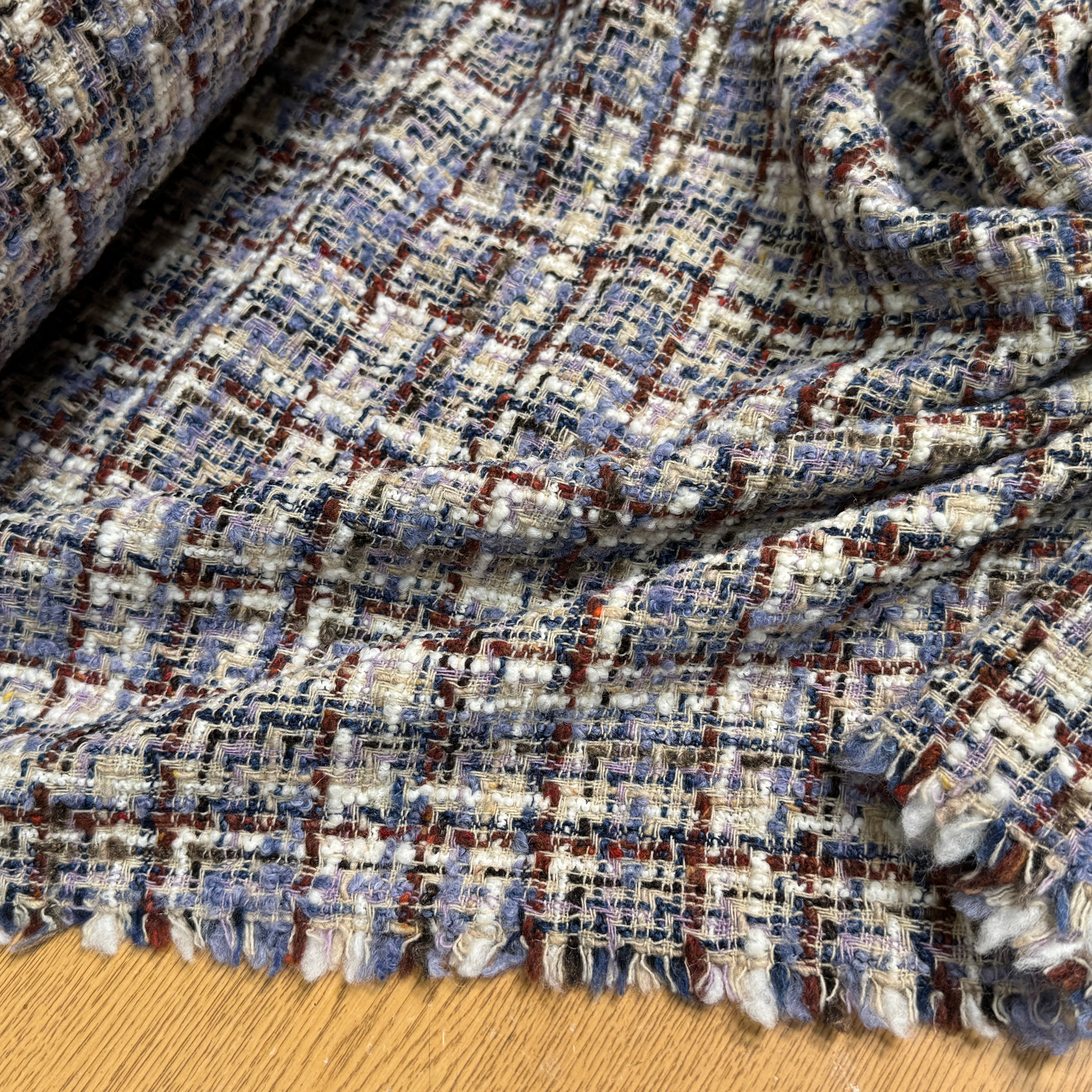 TWEED BOUCLETTE 31% LAINE MULTICO FAITRIVIA - My Little Coupon