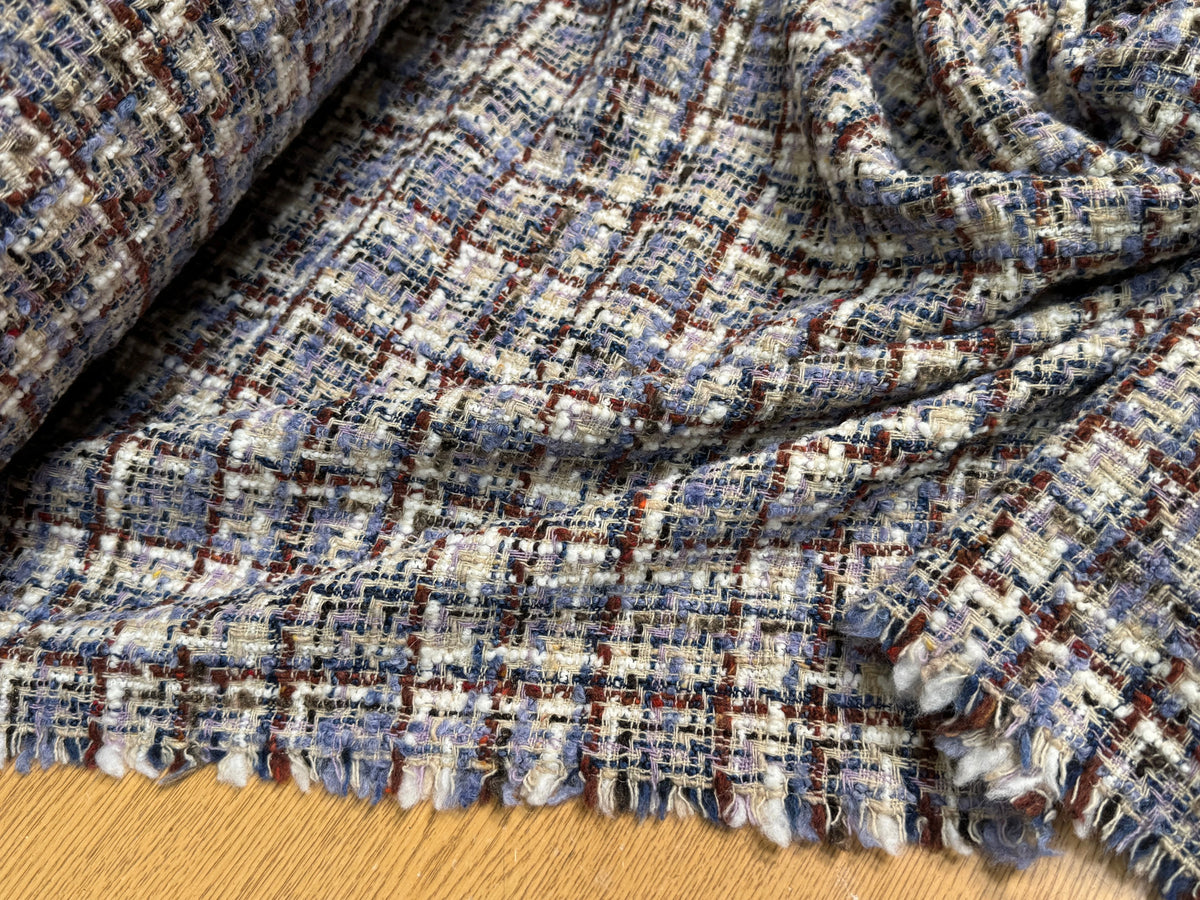 TWEED BOUCLETTE 31% LAINE MULTICO FAITRIVIA - My Little Coupon
