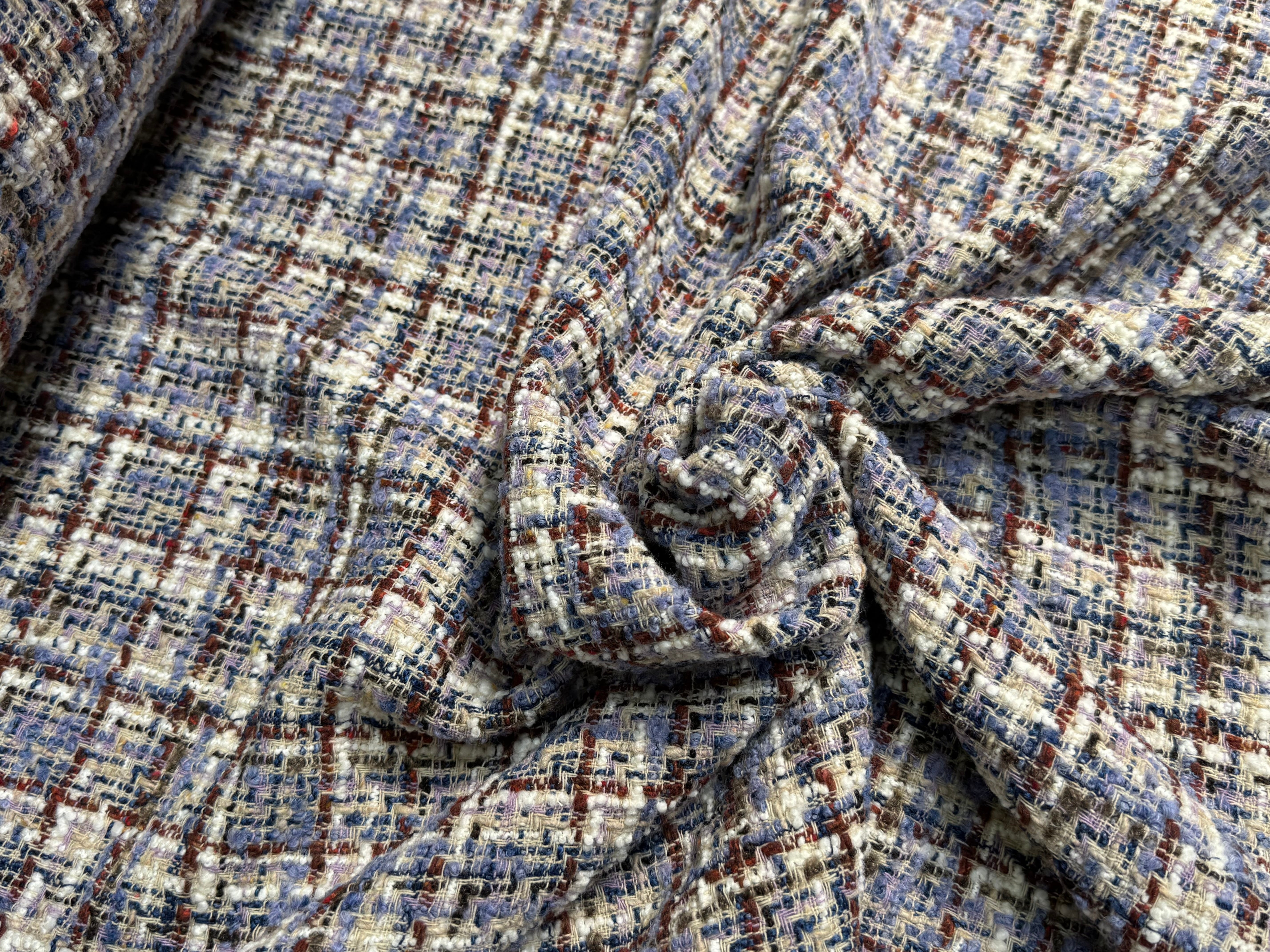 TWEED BOUCLETTE 31% LAINE MULTICO FAITRIVIA - My Little Coupon