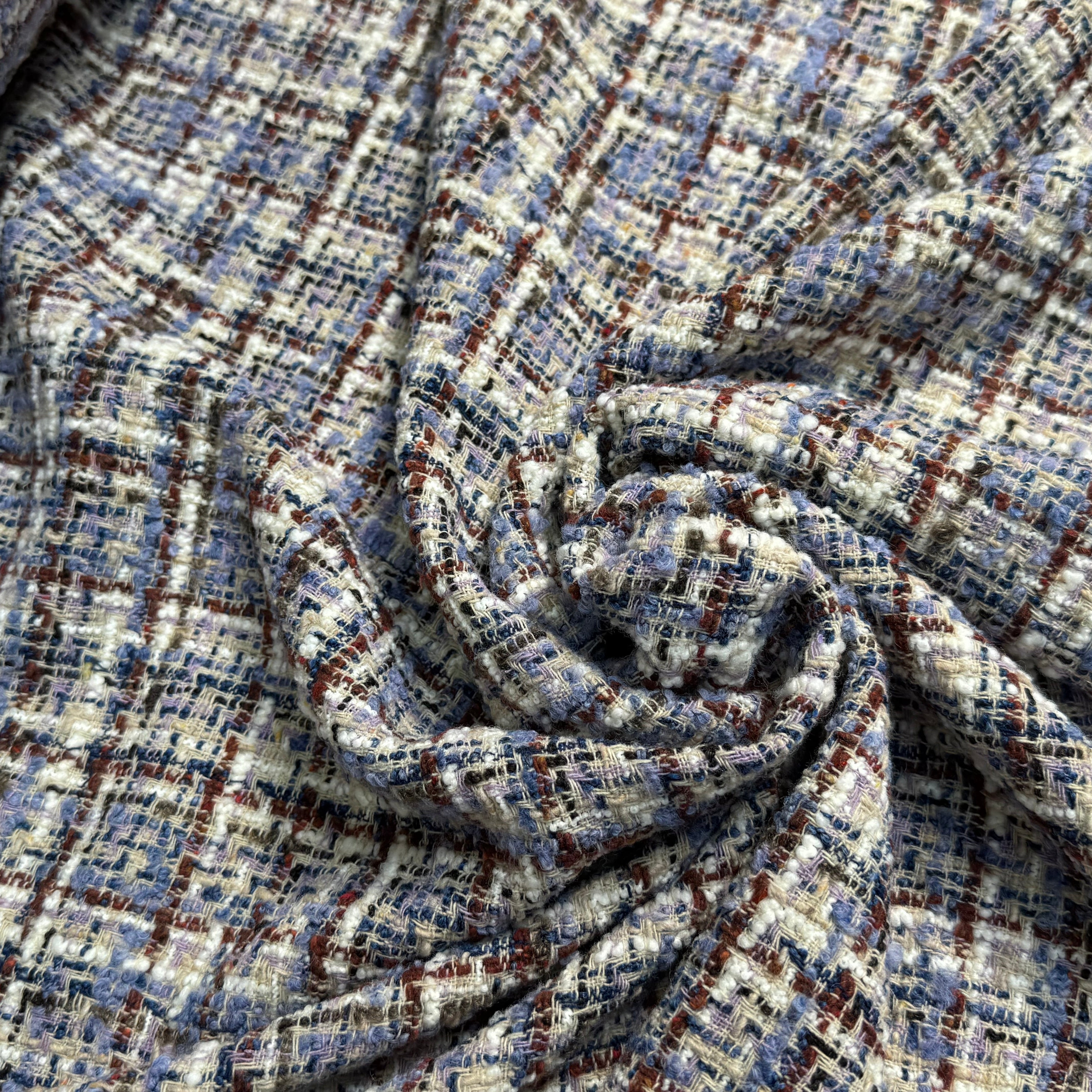 TWEED BOUCLETTE 31% LAINE MULTICO FAITRIVIA - My Little Coupon