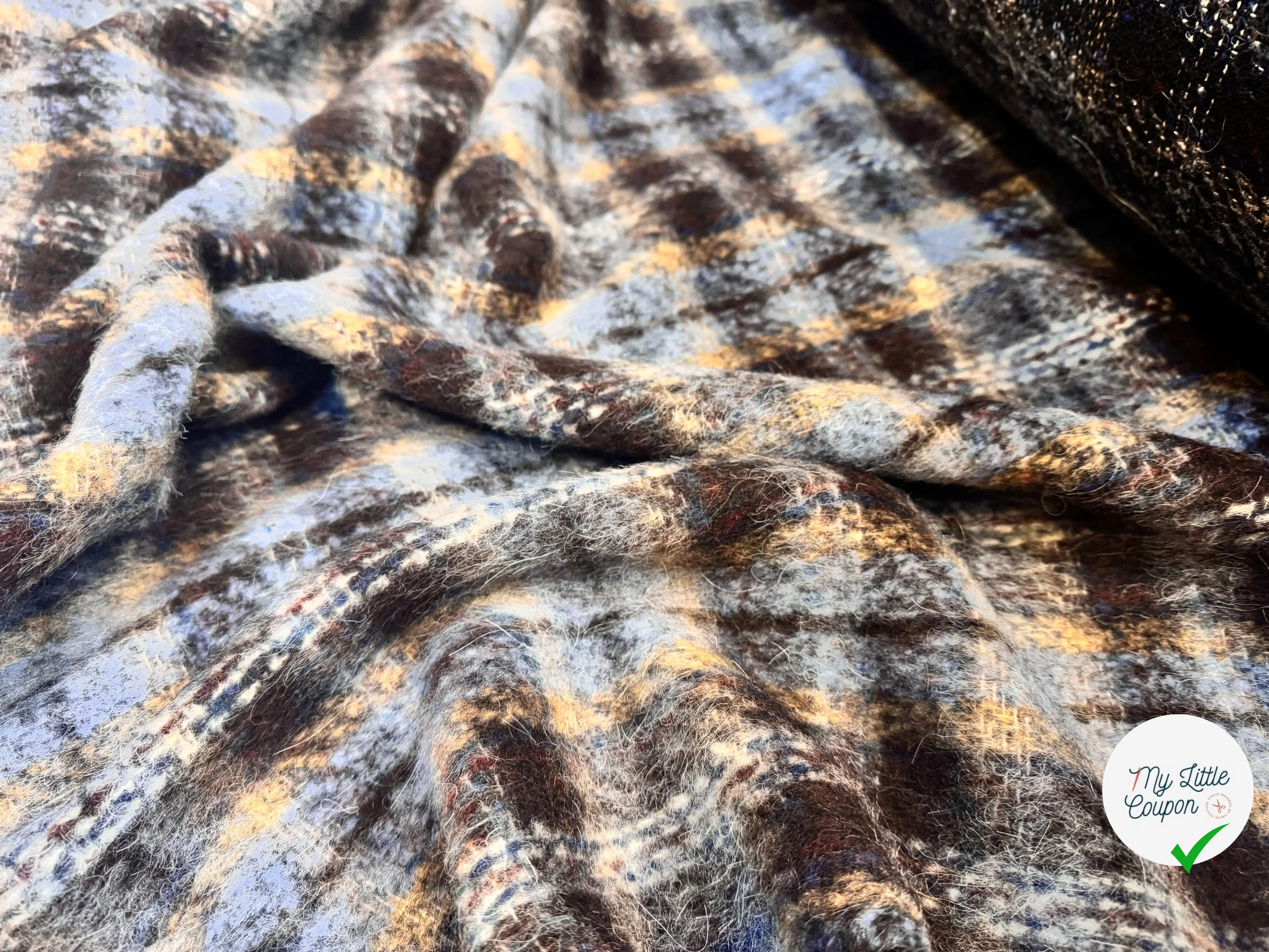 TWEED BOUCLETTE CARREAUX - My Little Coupon