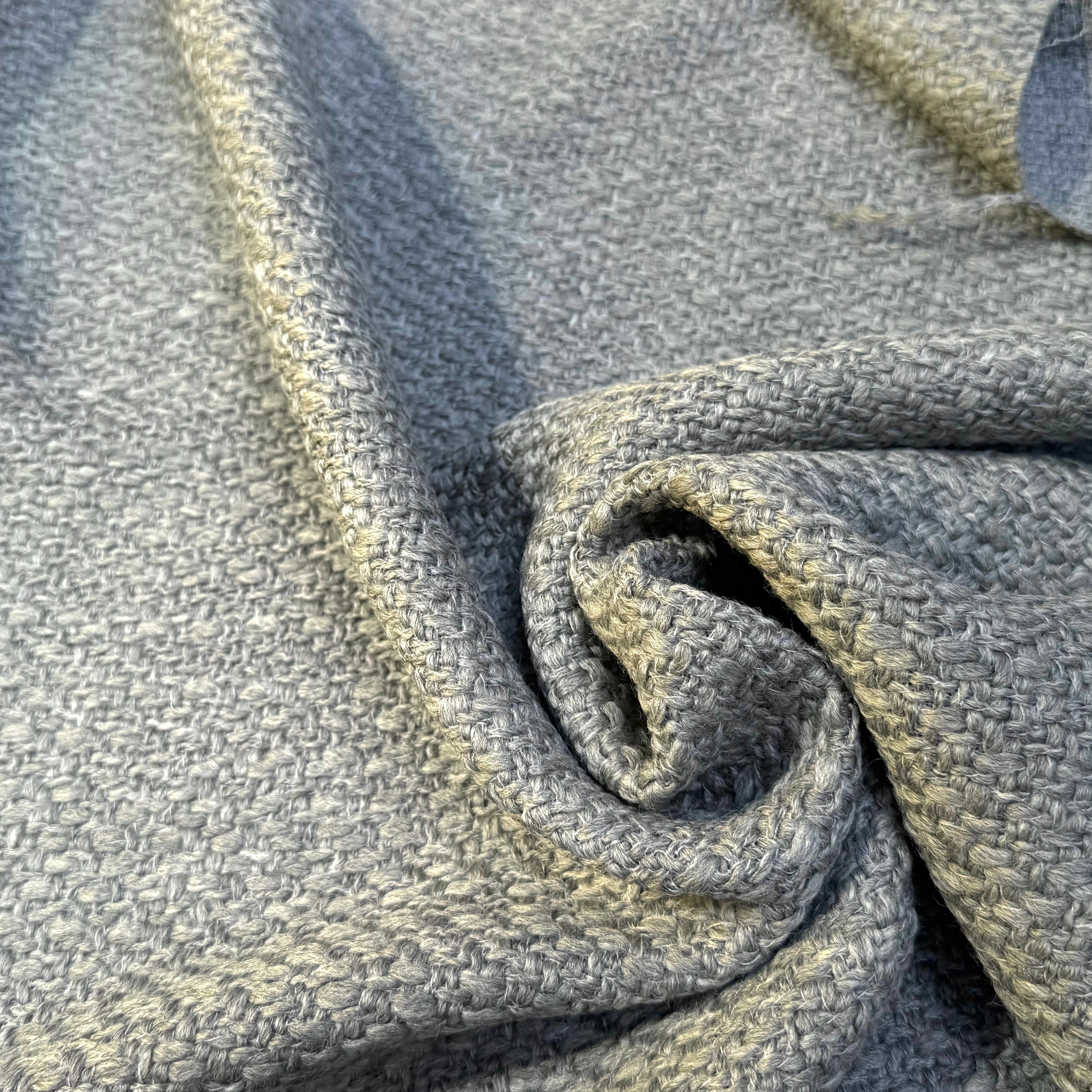 TWEED BOUCLETTE DE LAINE GRIS ULTRA BEAU - My Little Coupon